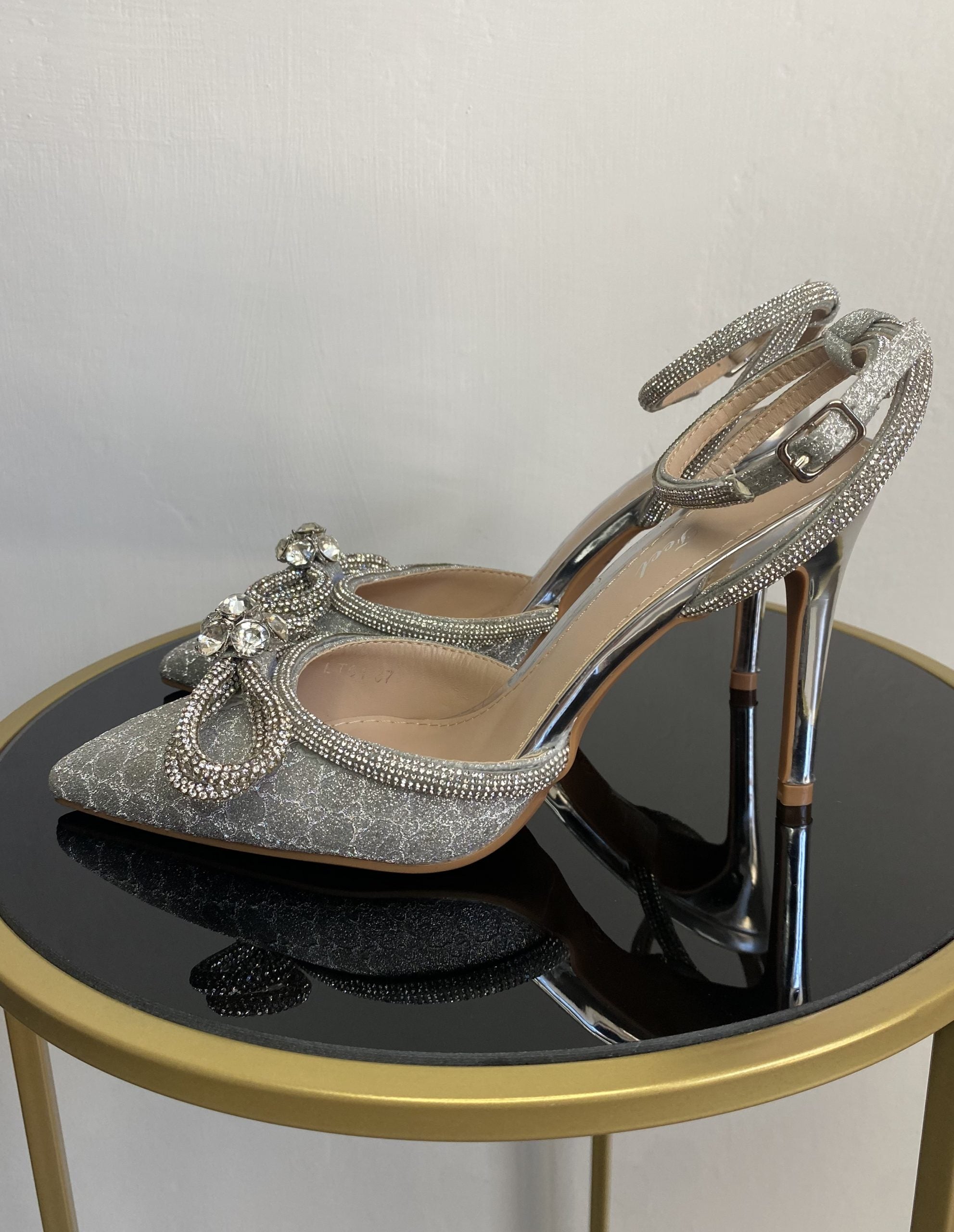 Decollete New Diamond - Glitter Argento