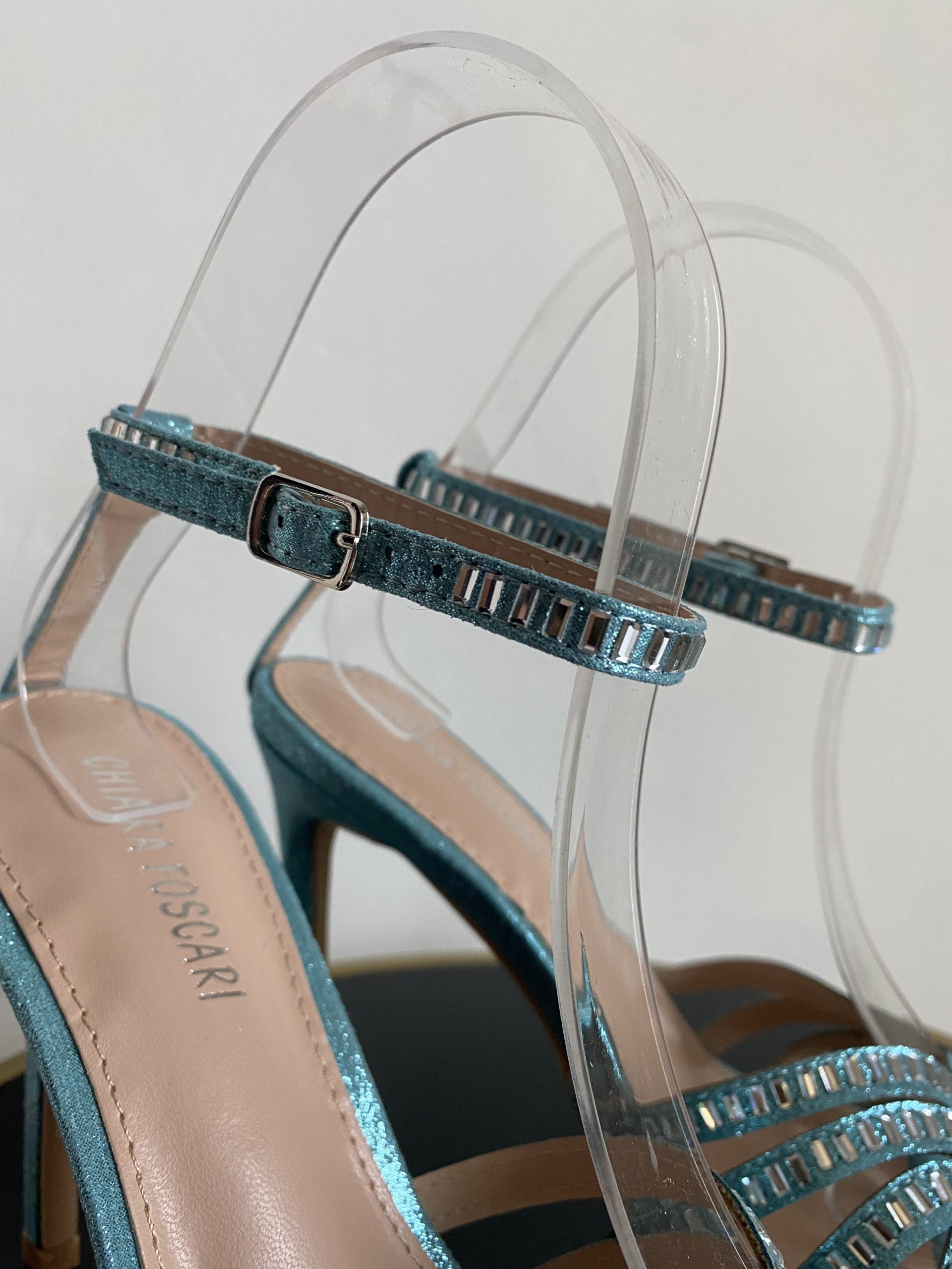 Sandali Tango Lover Sparkle - Azzurro Diamond