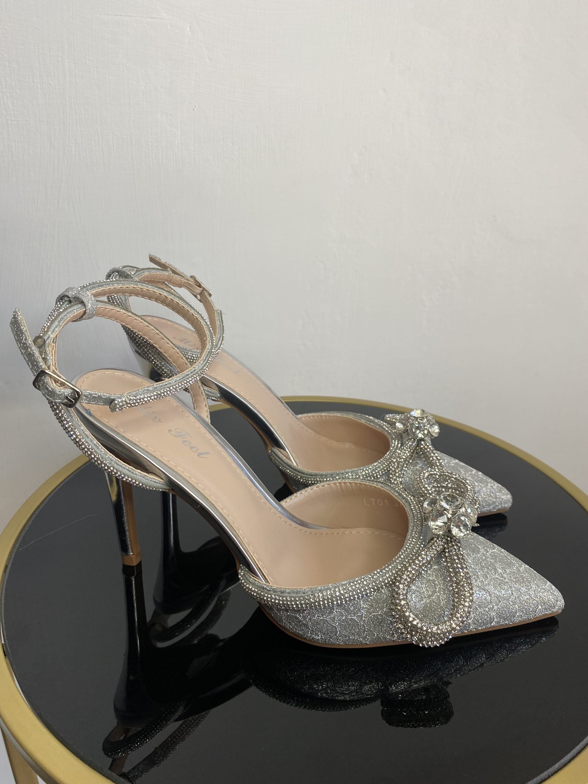 Decollete New Diamond - Glitter Argento