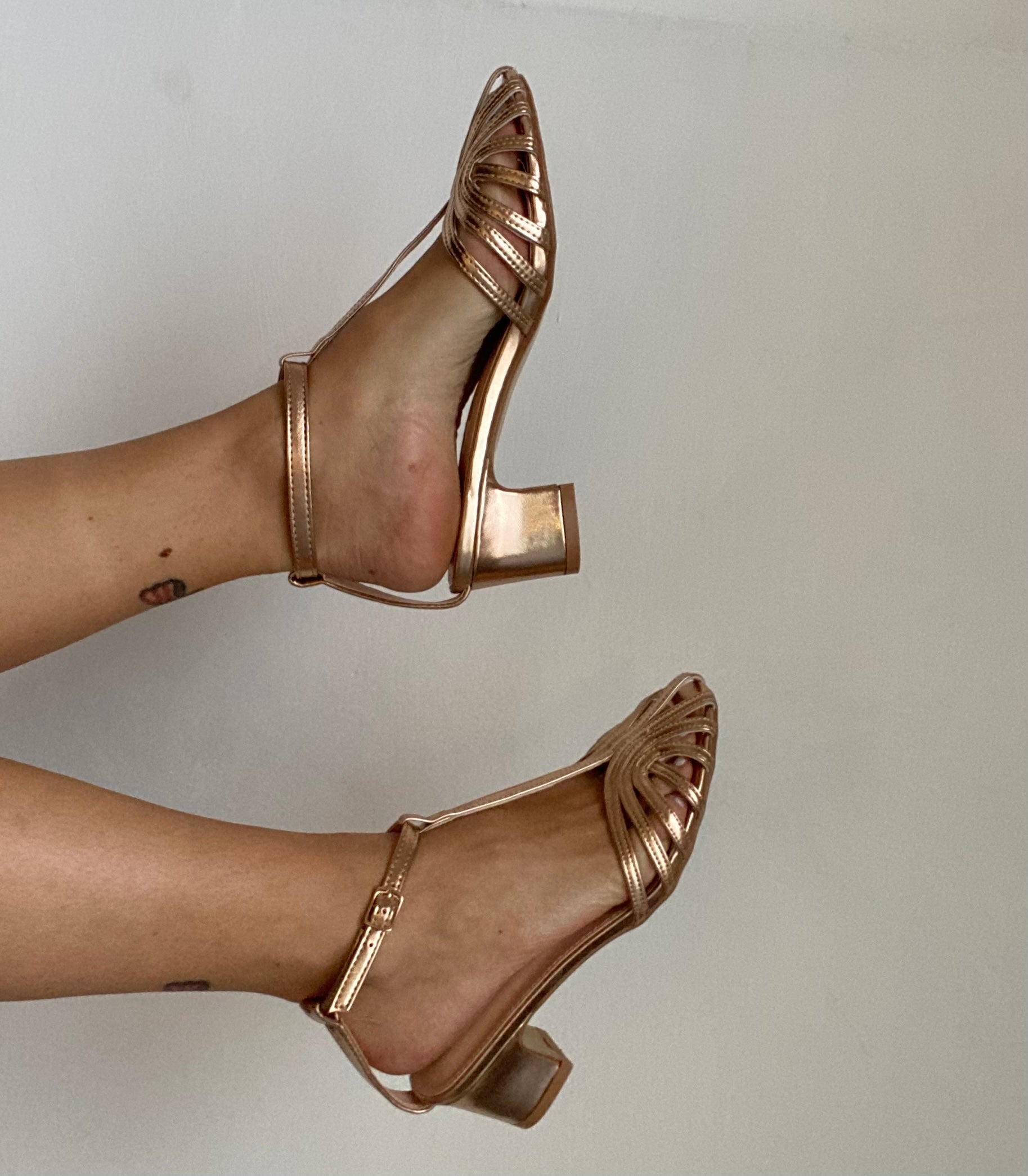 Sandali Tango Lover Low heels - Bronzo