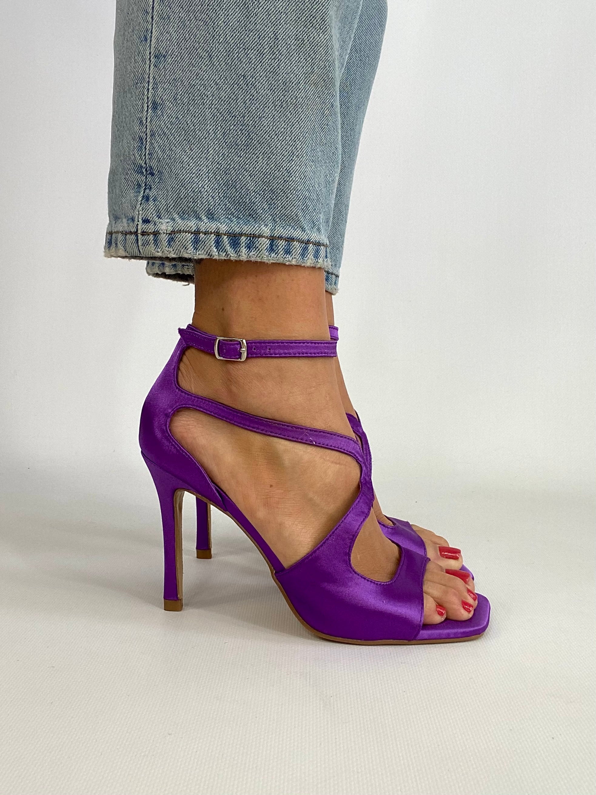 Sandali Sally Satin  - Viola