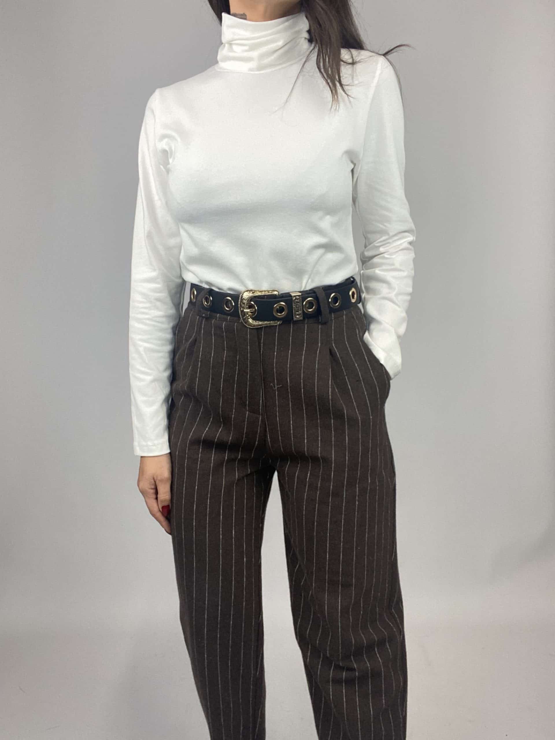 Body Basic Collo Alto - Bianco