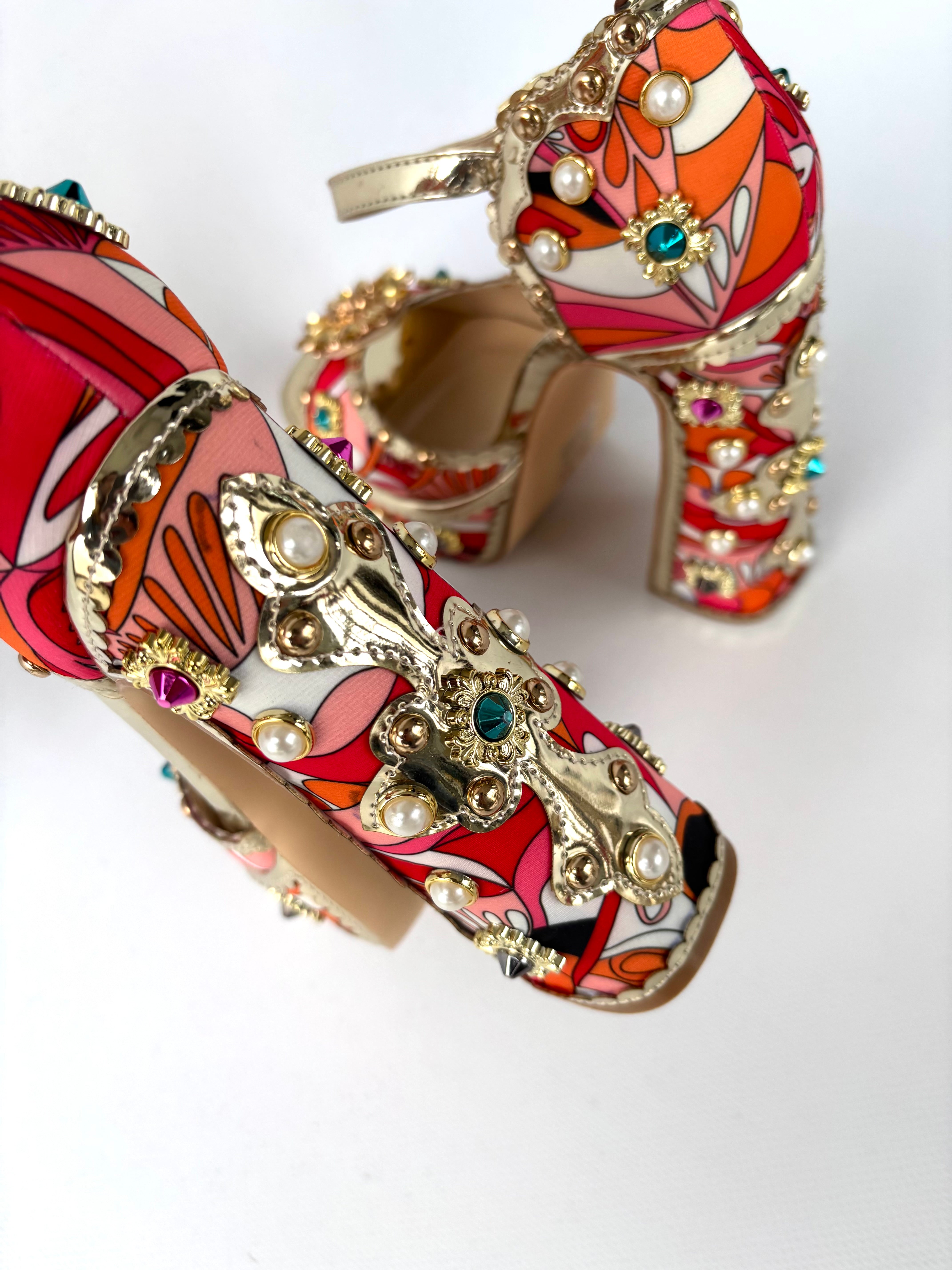 Sandali Sicily Super Platform - Rosso
