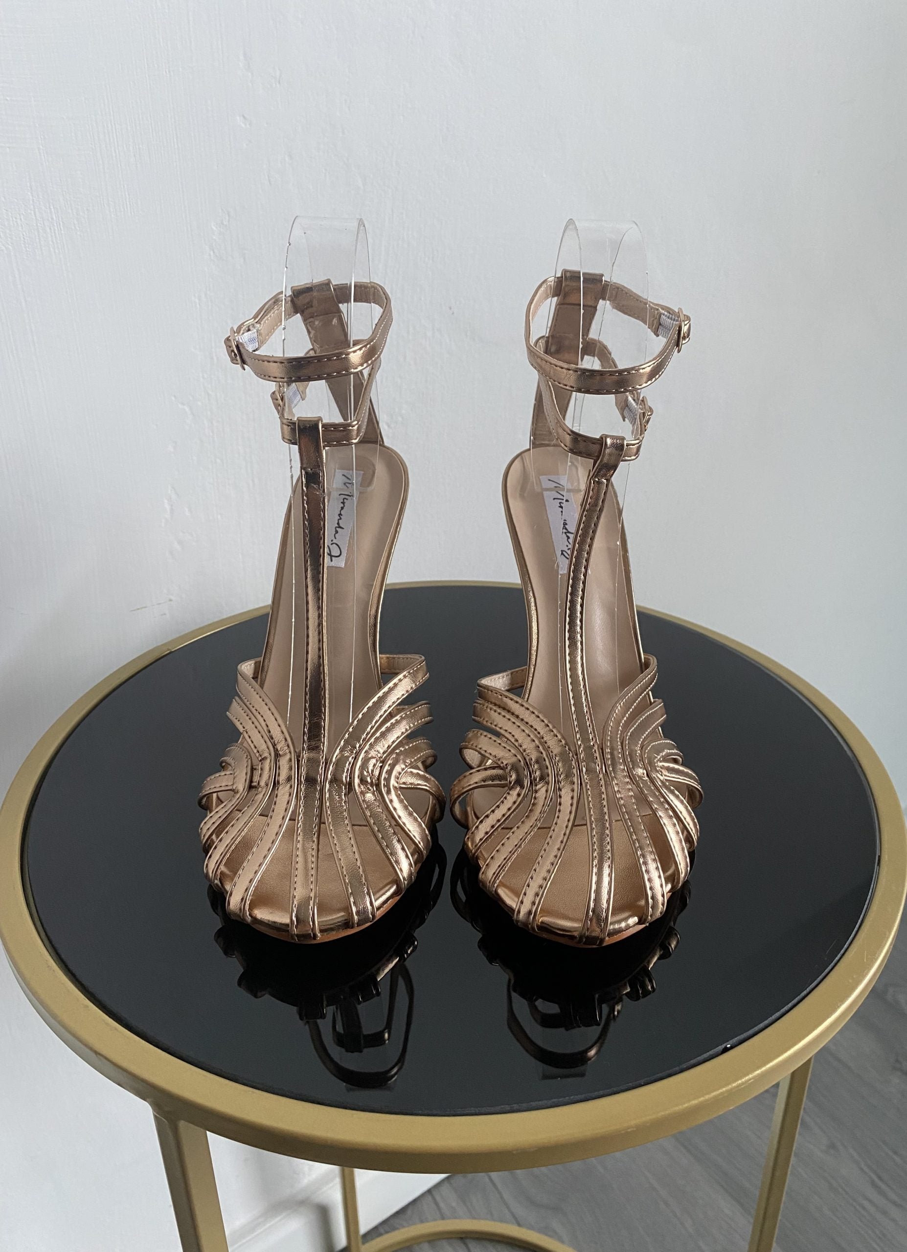 Sandali New Tango T-bar - Bronzo