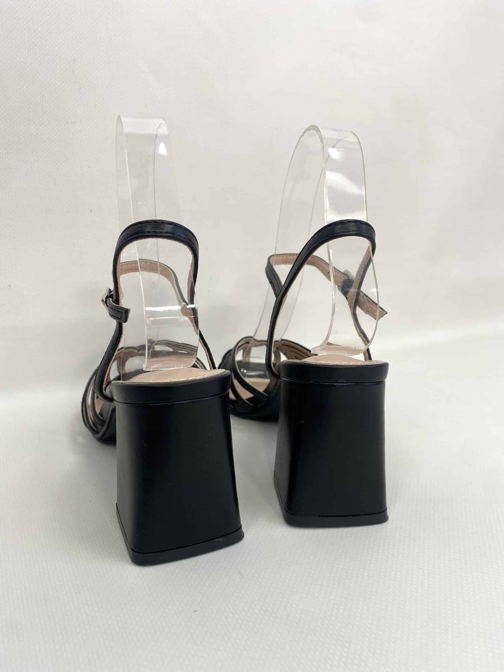 Sandali Tango Medium Comfort Heels - Nero