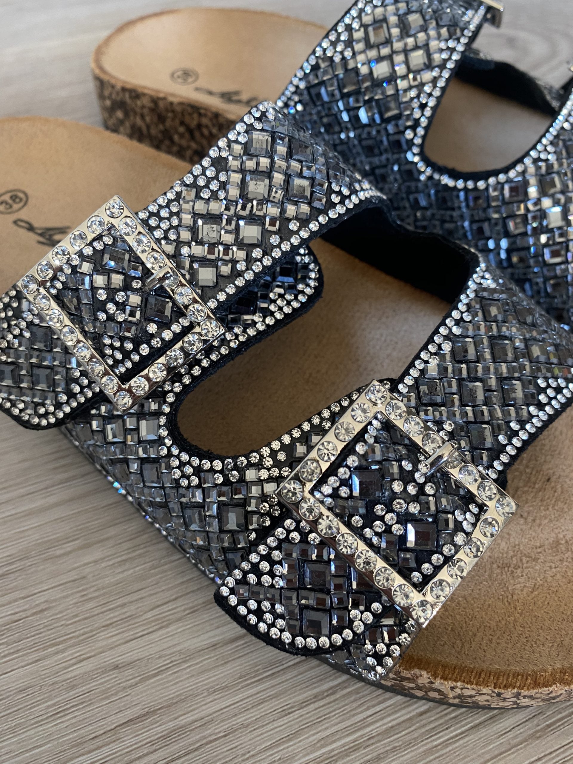 Sandali Birk Strass - Nero