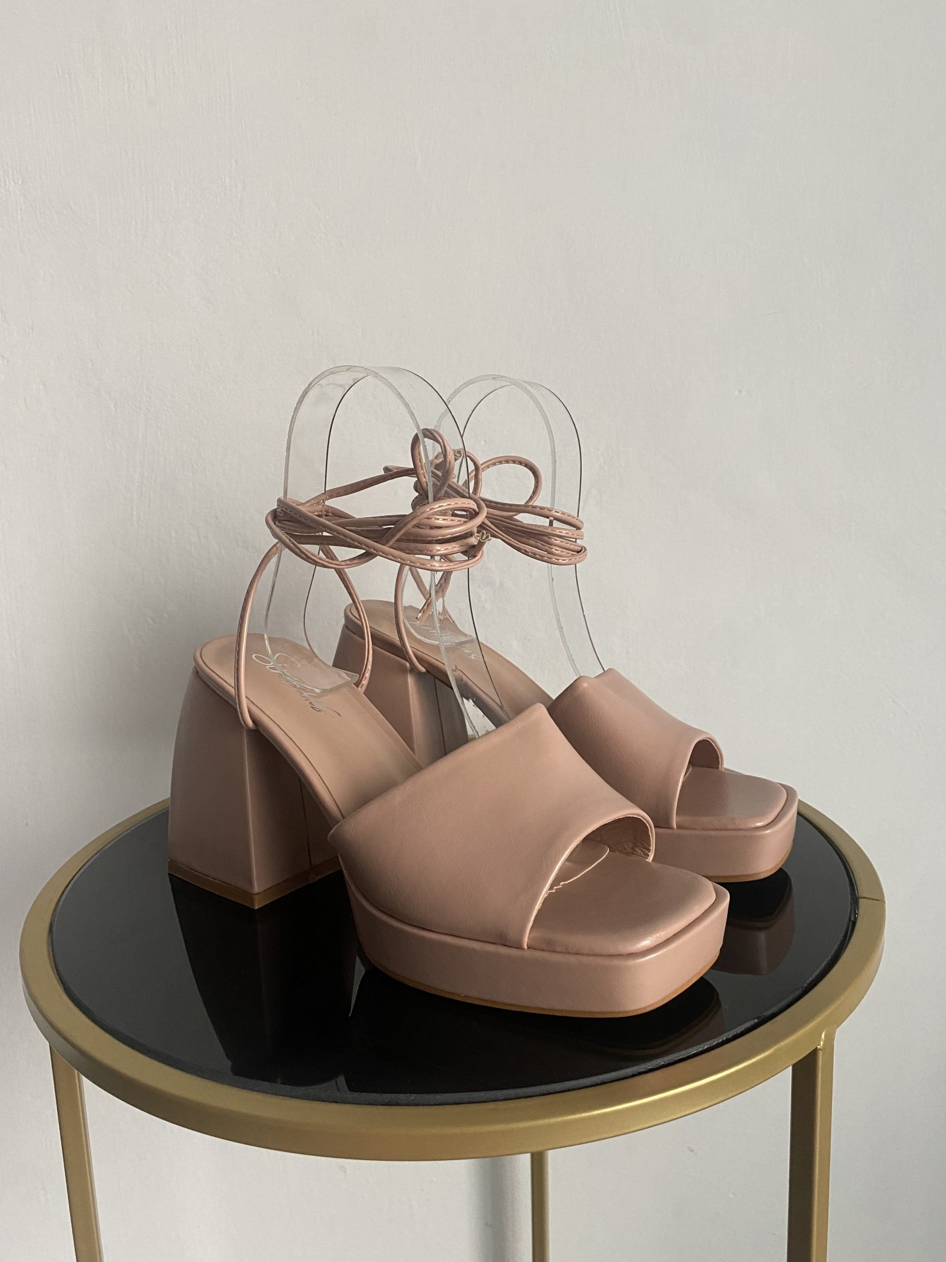 Sandali Bulla Chunky - Nude