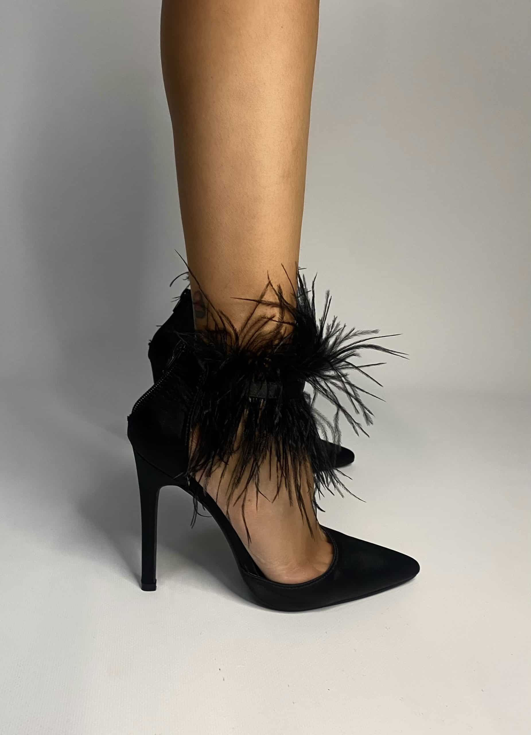 Decollete Plumage - Nero