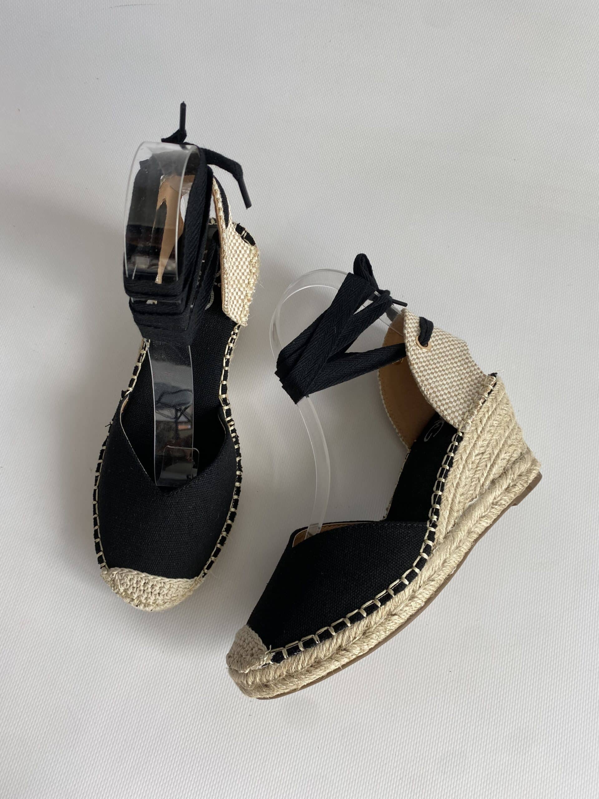 Espadrillas Lacci alla Schiava - Nero