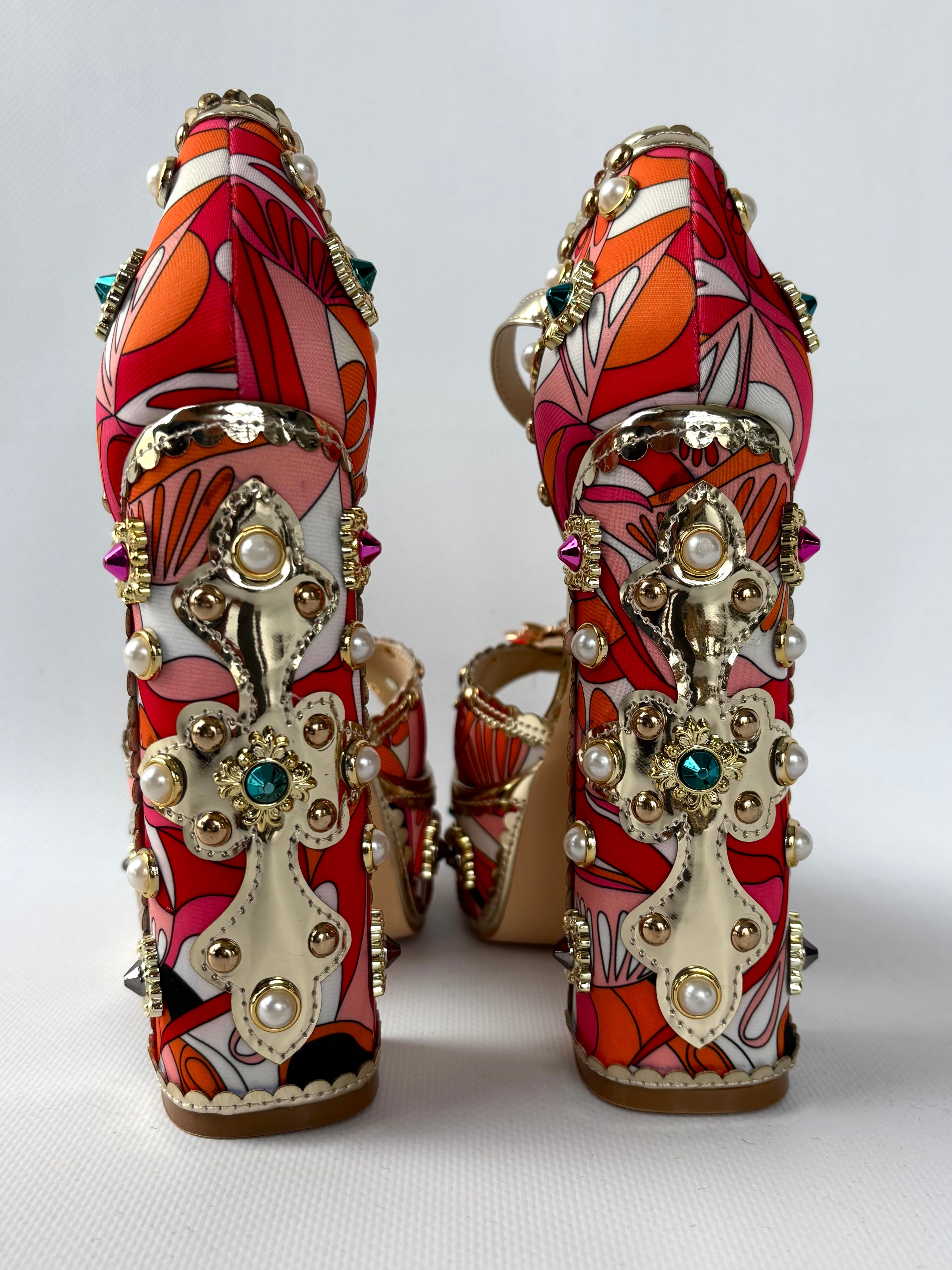 Sandali Sicily Super Platform - Rosso