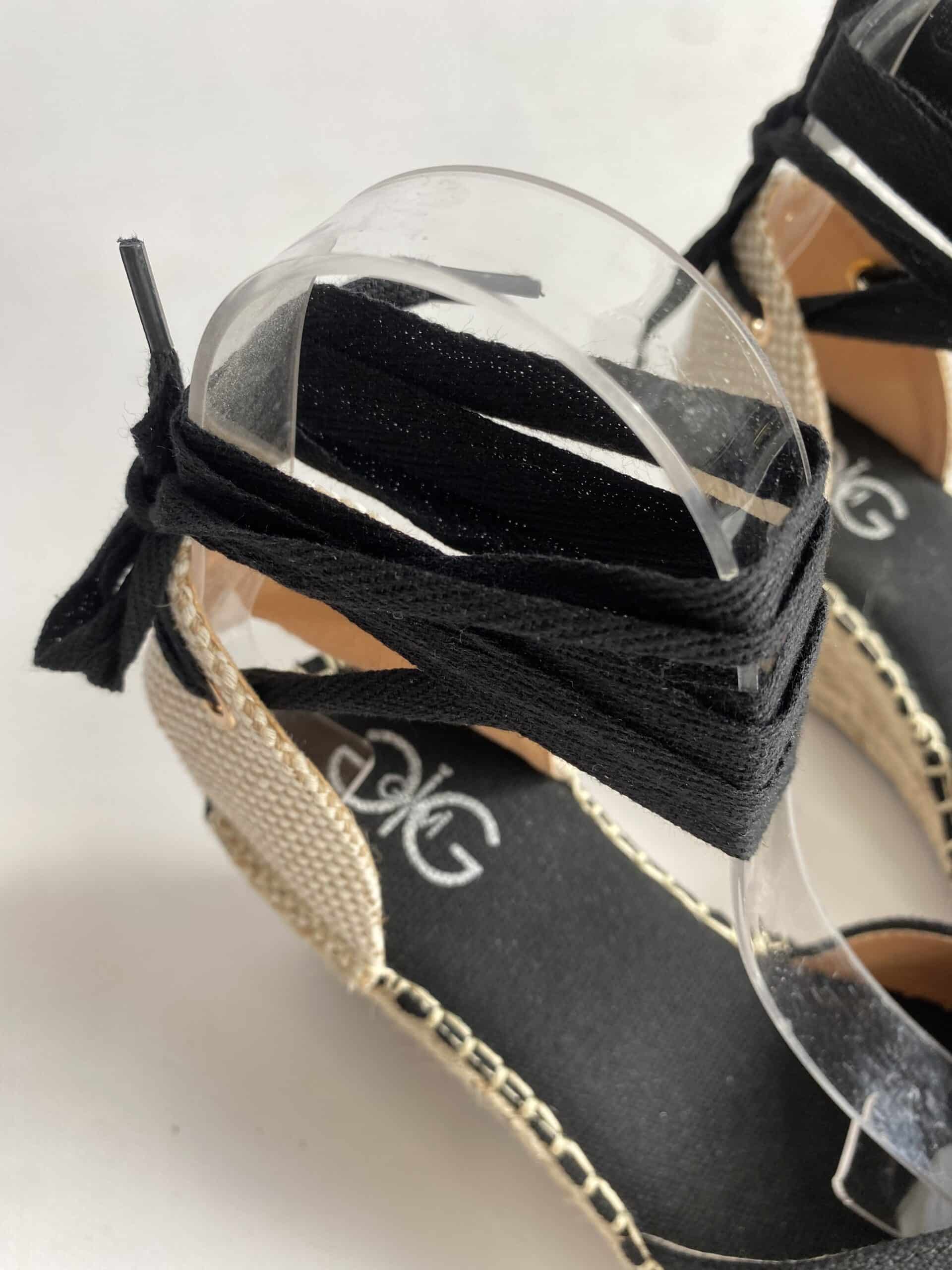 Espadrillas Lacci alla Schiava - Nero