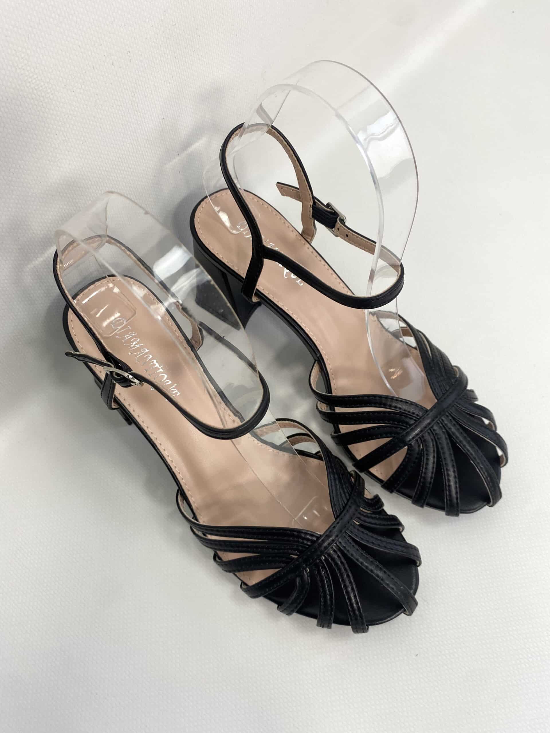 Sandali Tango Medium Comfort Heels - Nero