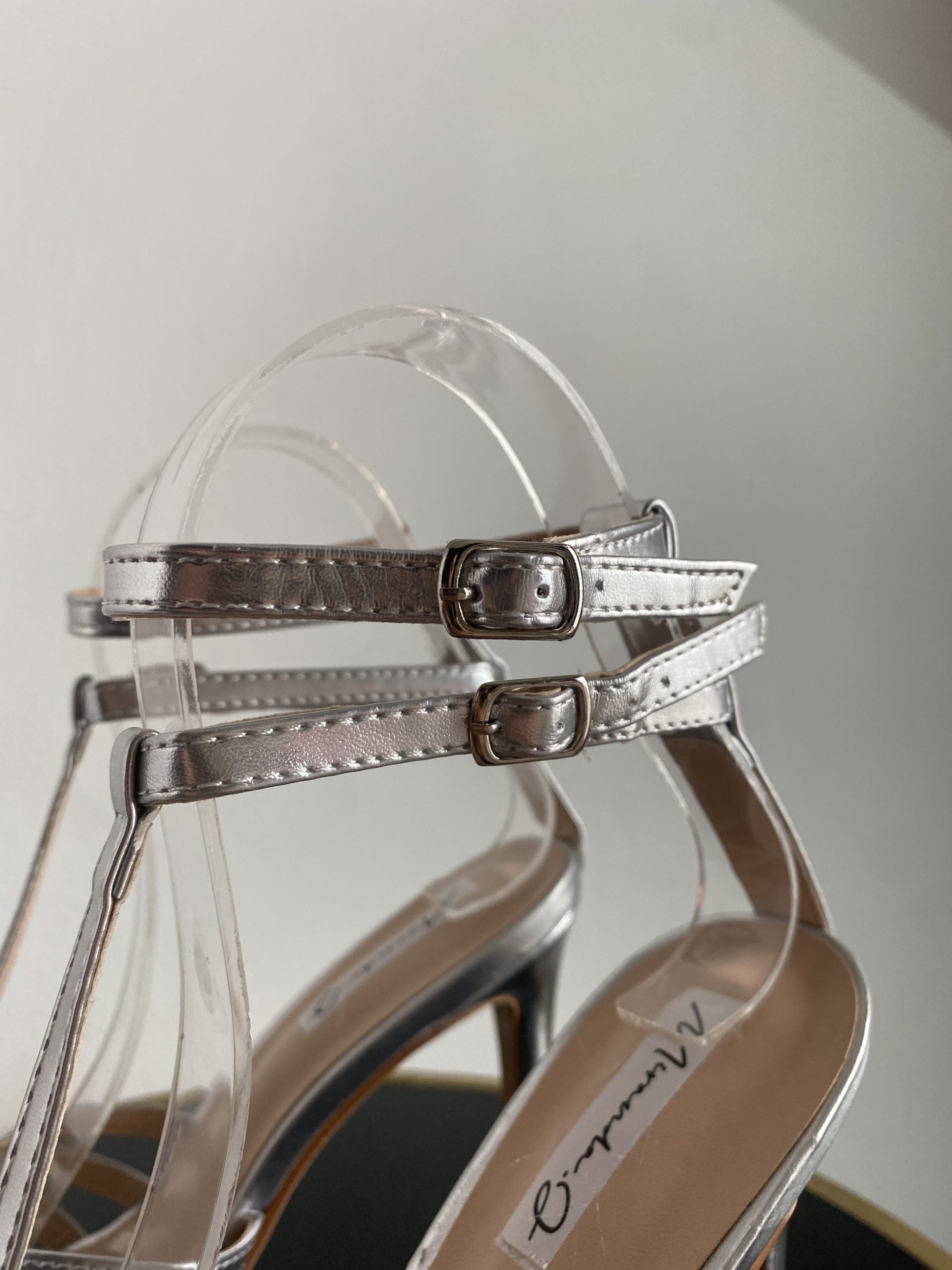 Sandali New Tango T-bar - Argento