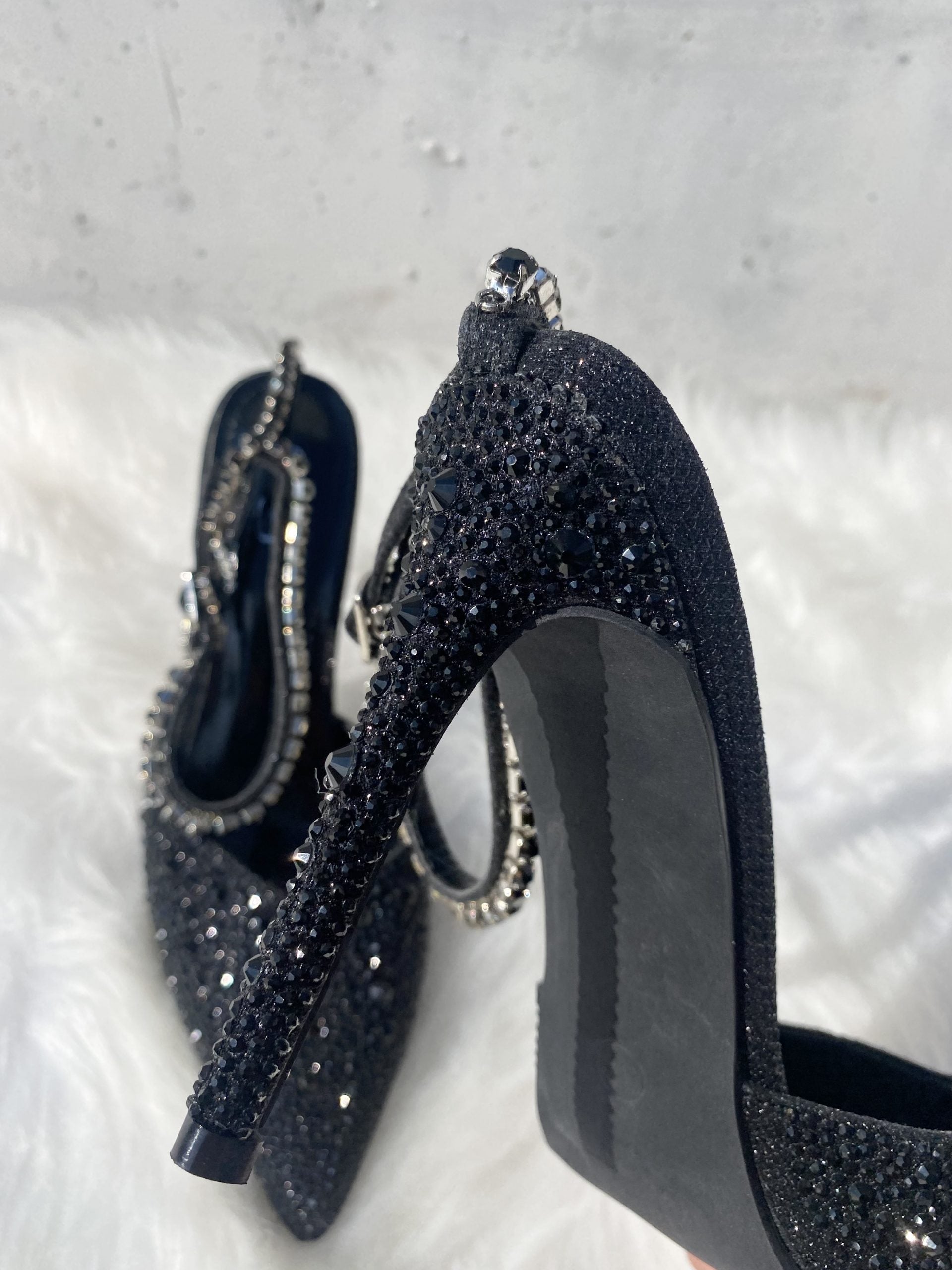 Decollete Seda Sparkle -  Nero Diamond