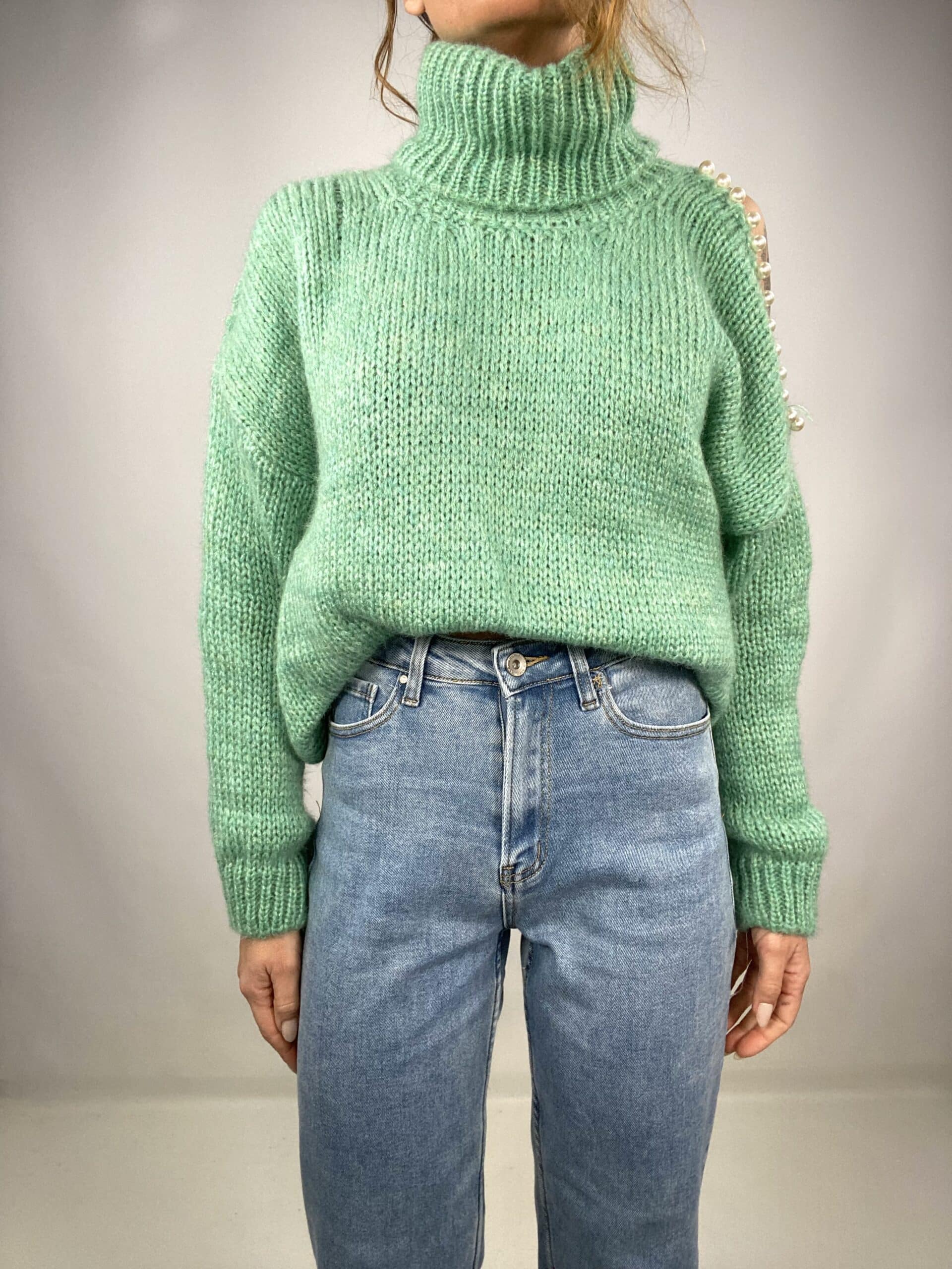 Jeans Mom Fit - Denim Chiaro