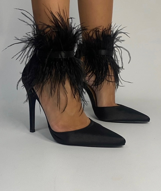 Decollete Plumage - Nero