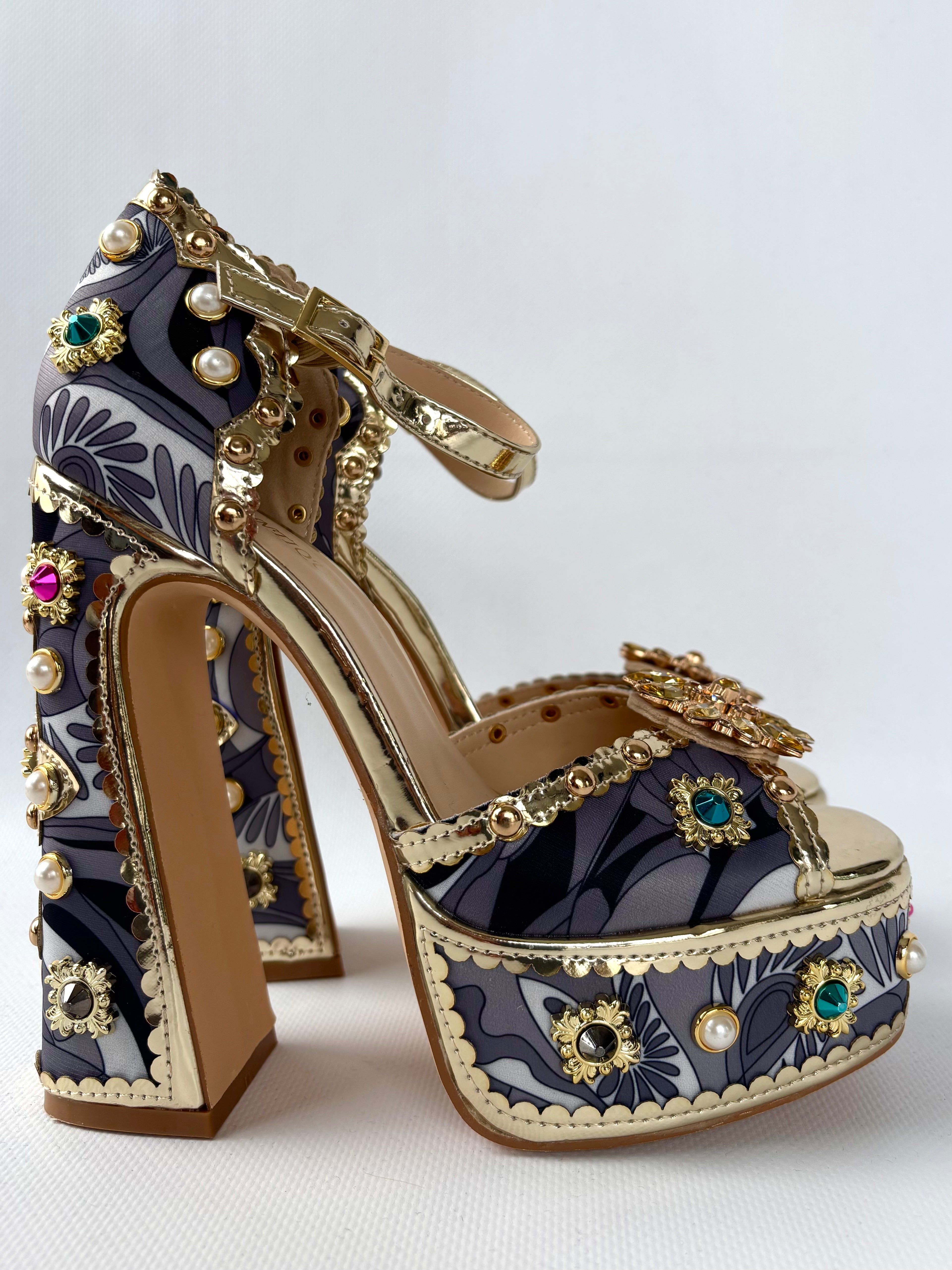 Sandali Sicily Super Platform - Nero