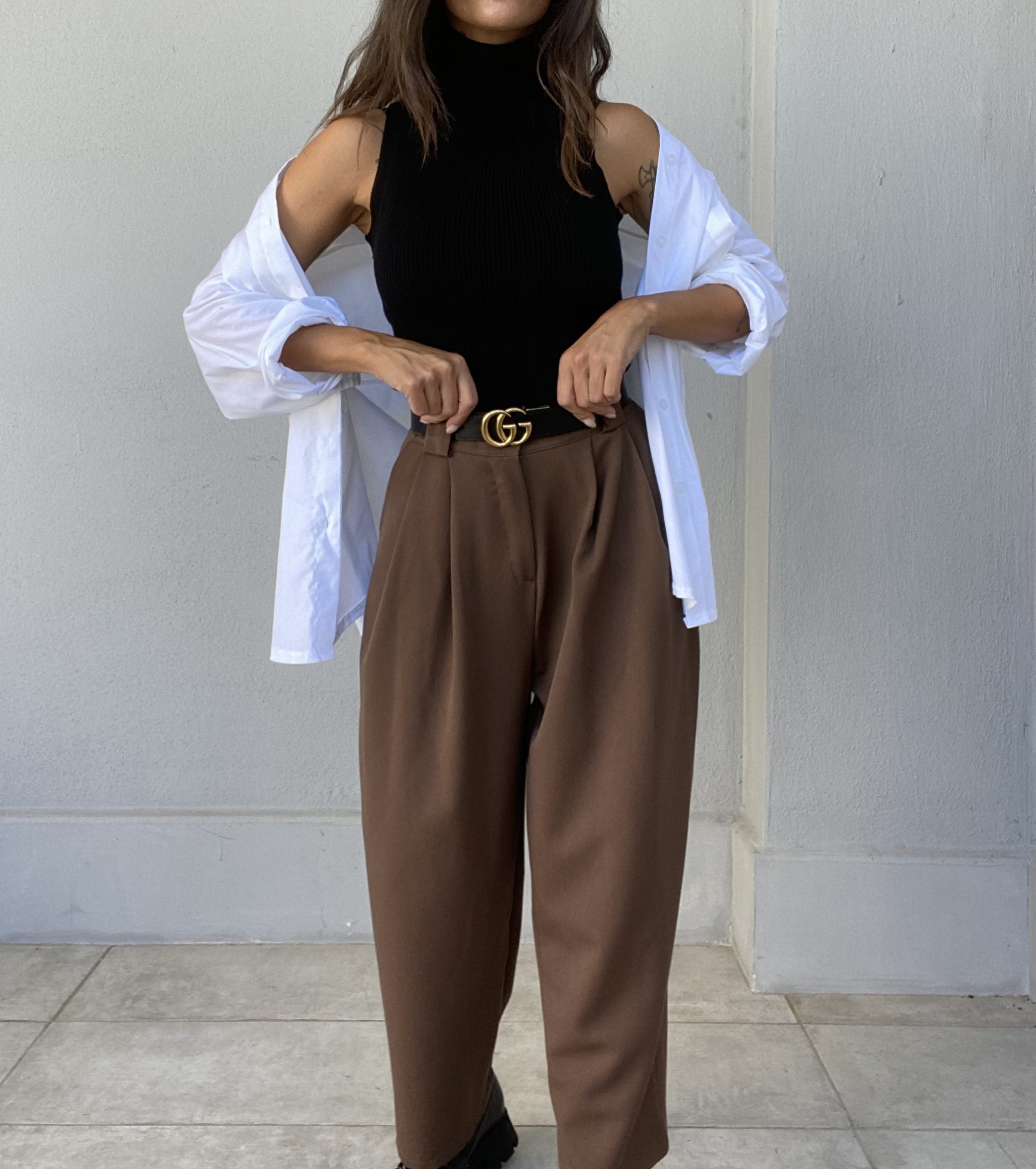 Pantaloni Completo Pinces - Verde Militare