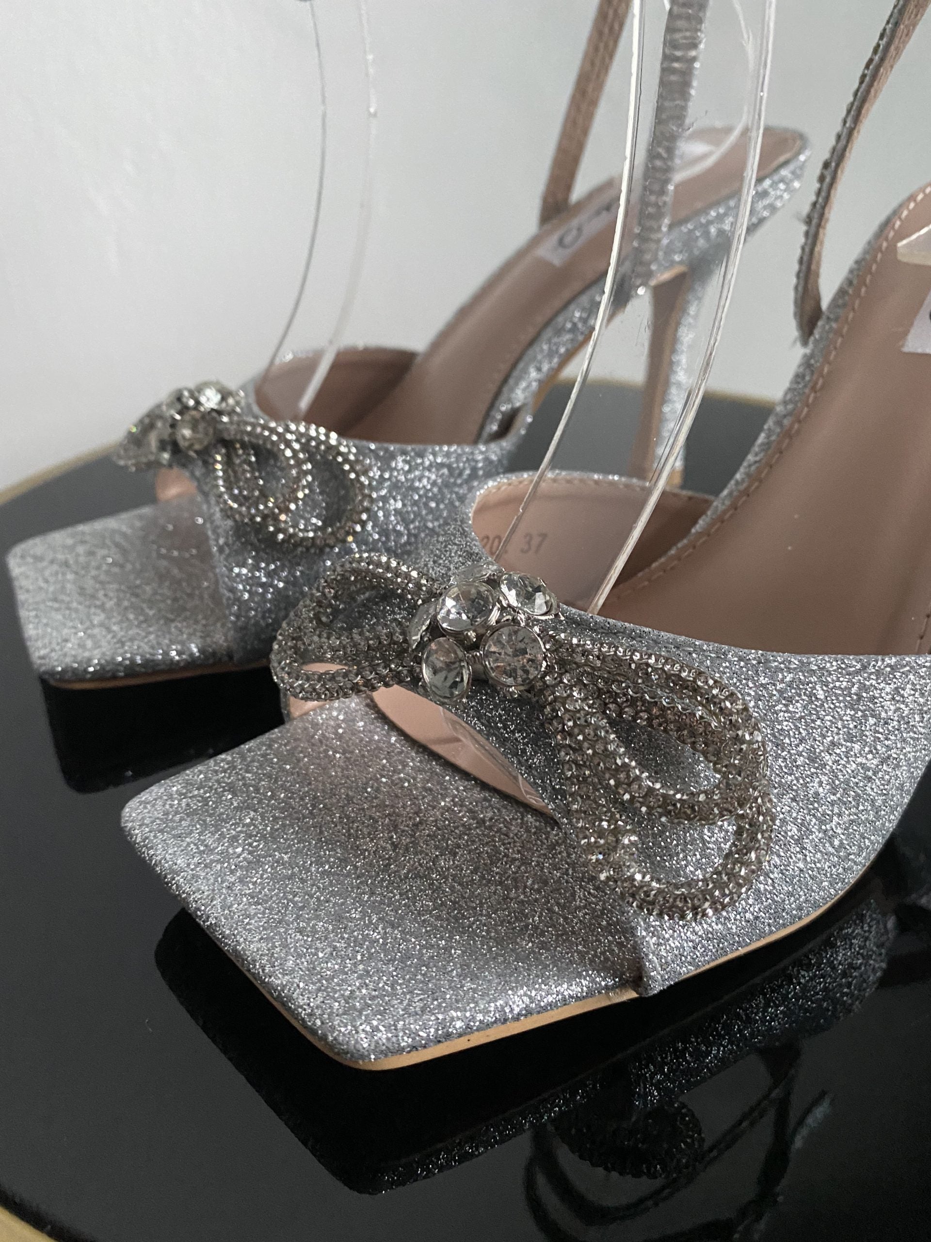Sandali Diamond - Glitter Argento