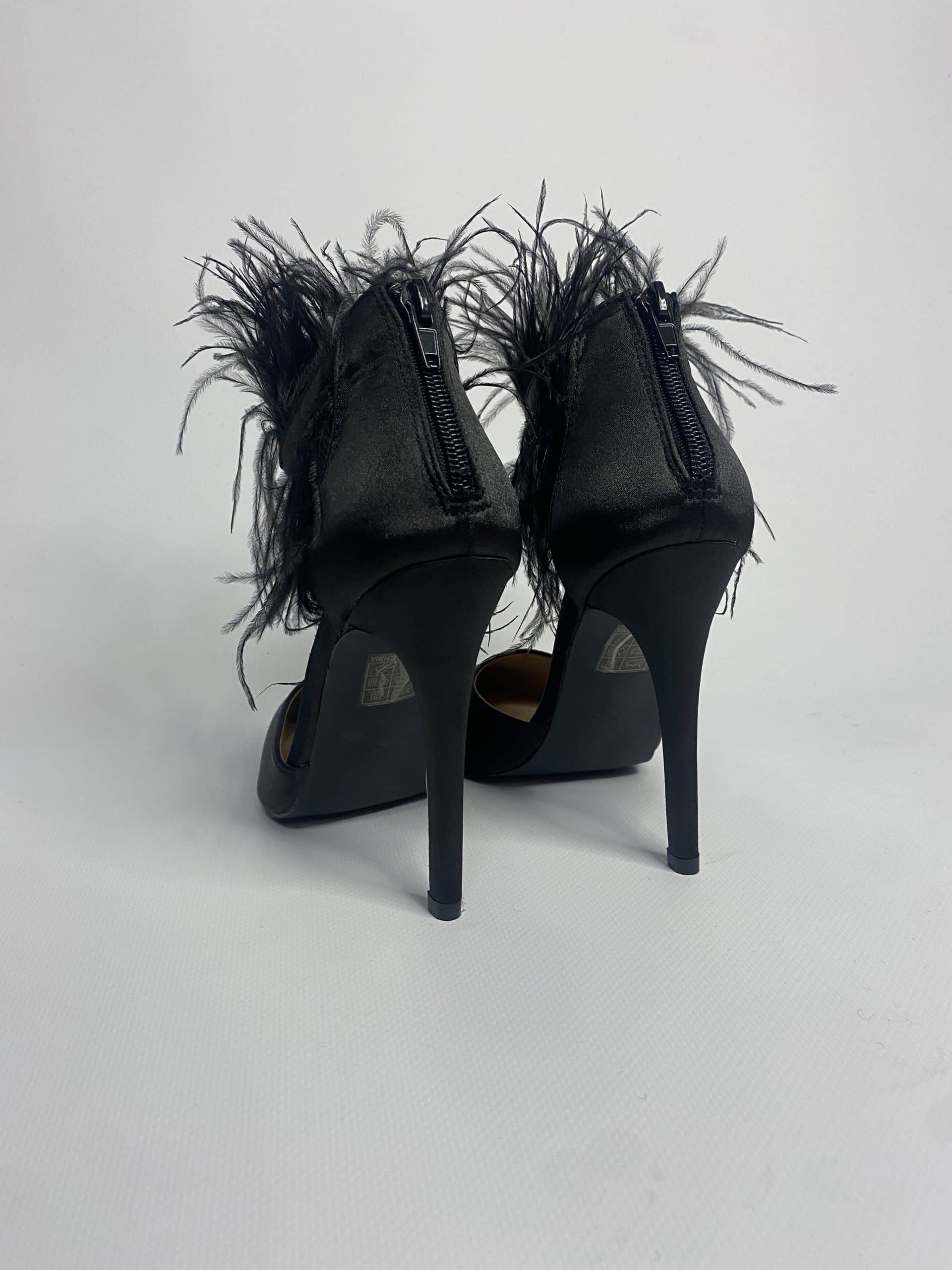 Decollete Plumage - Nero