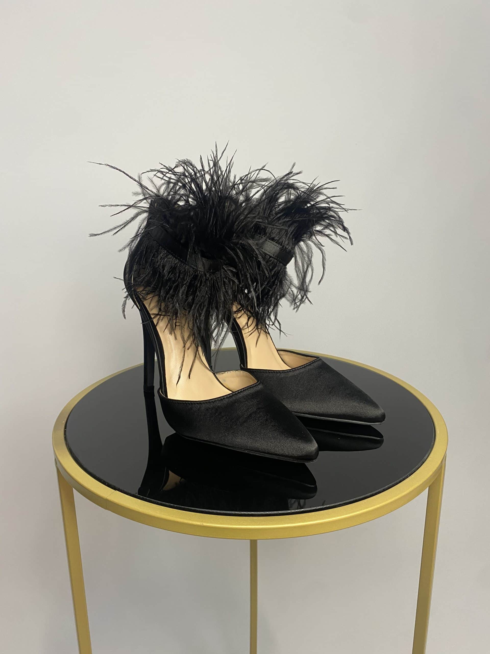 Decollete Plumage - Nero