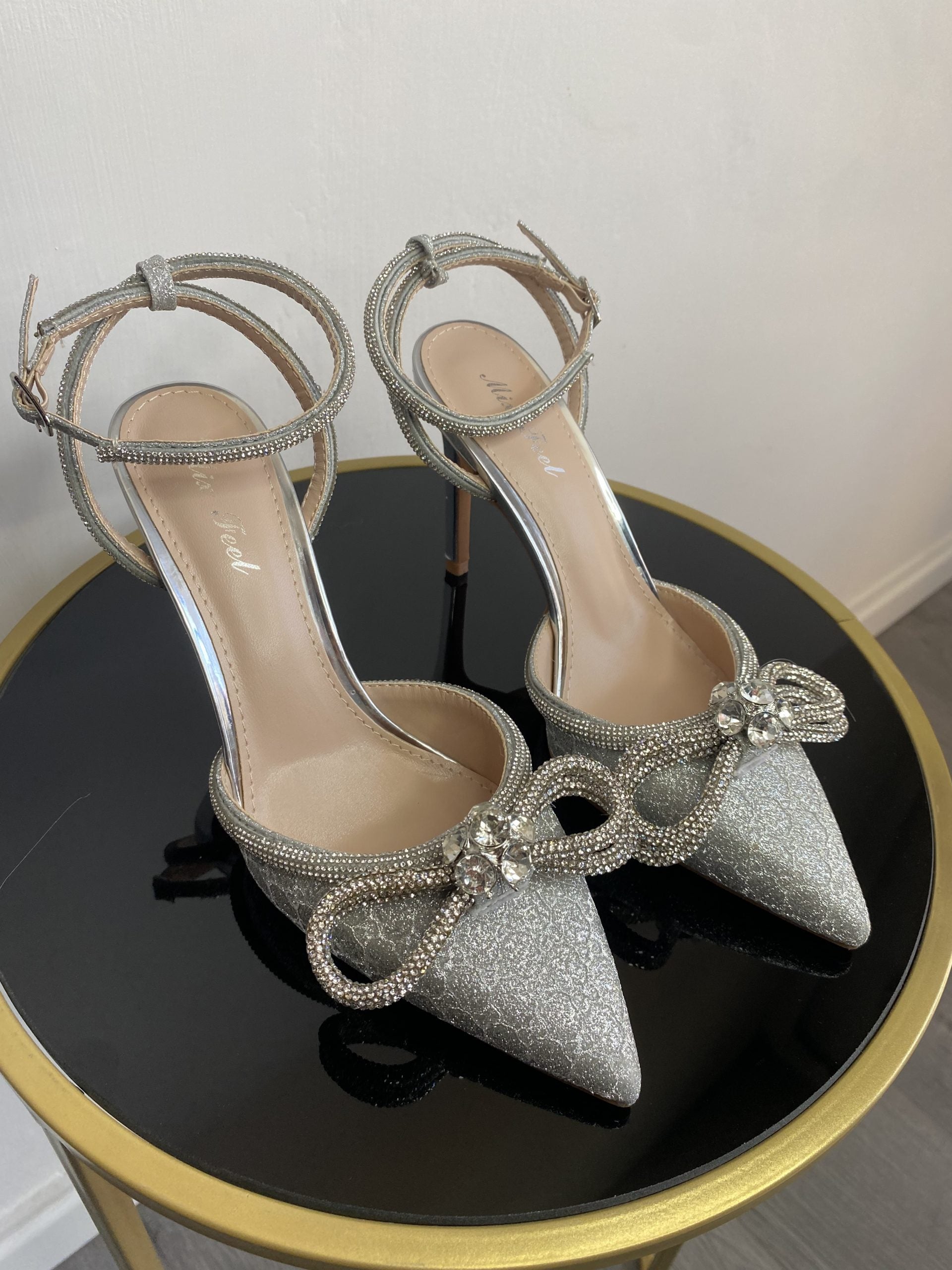 Decollete New Diamond - Glitter Argento