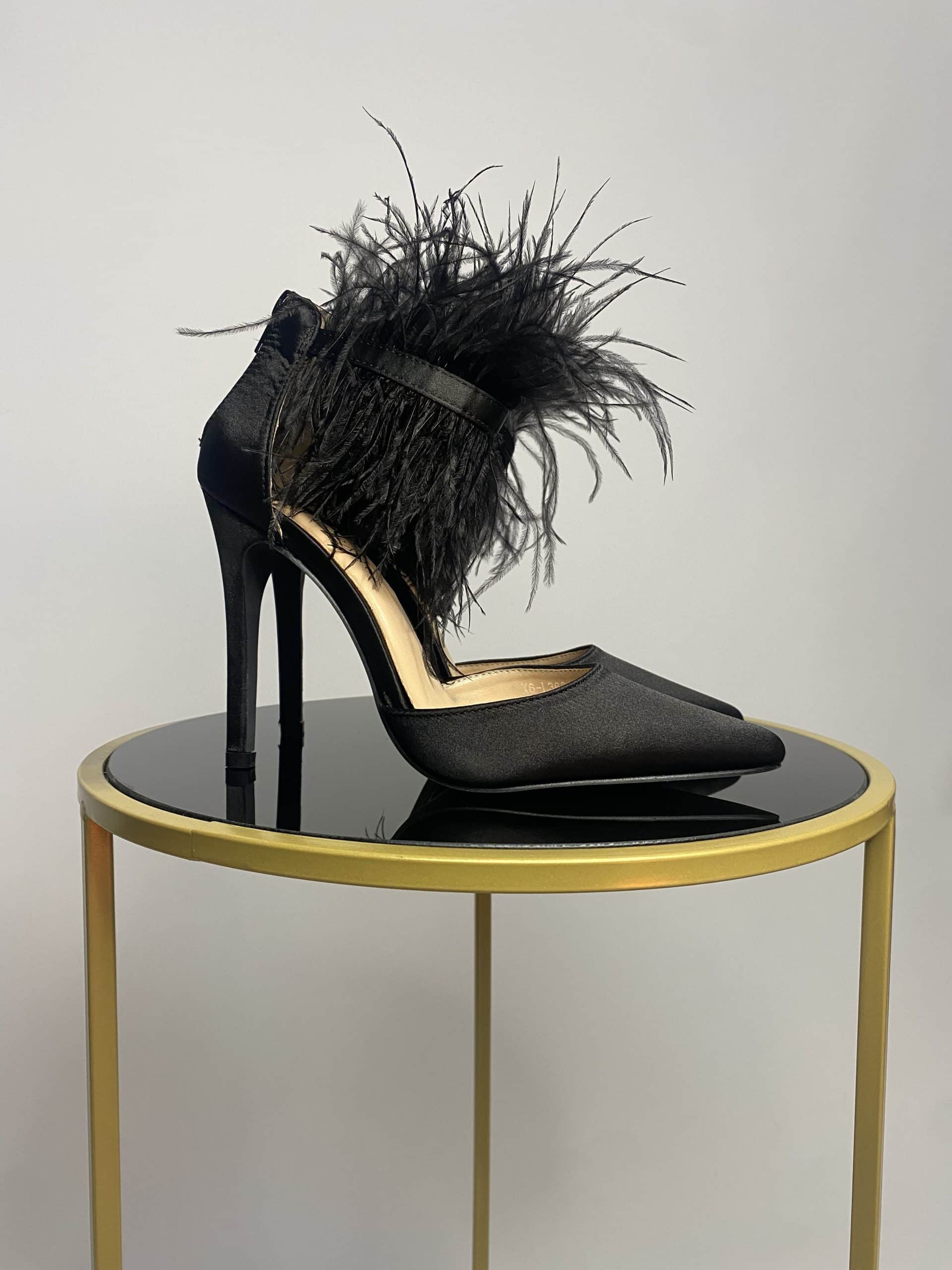 Decollete Plumage - Nero