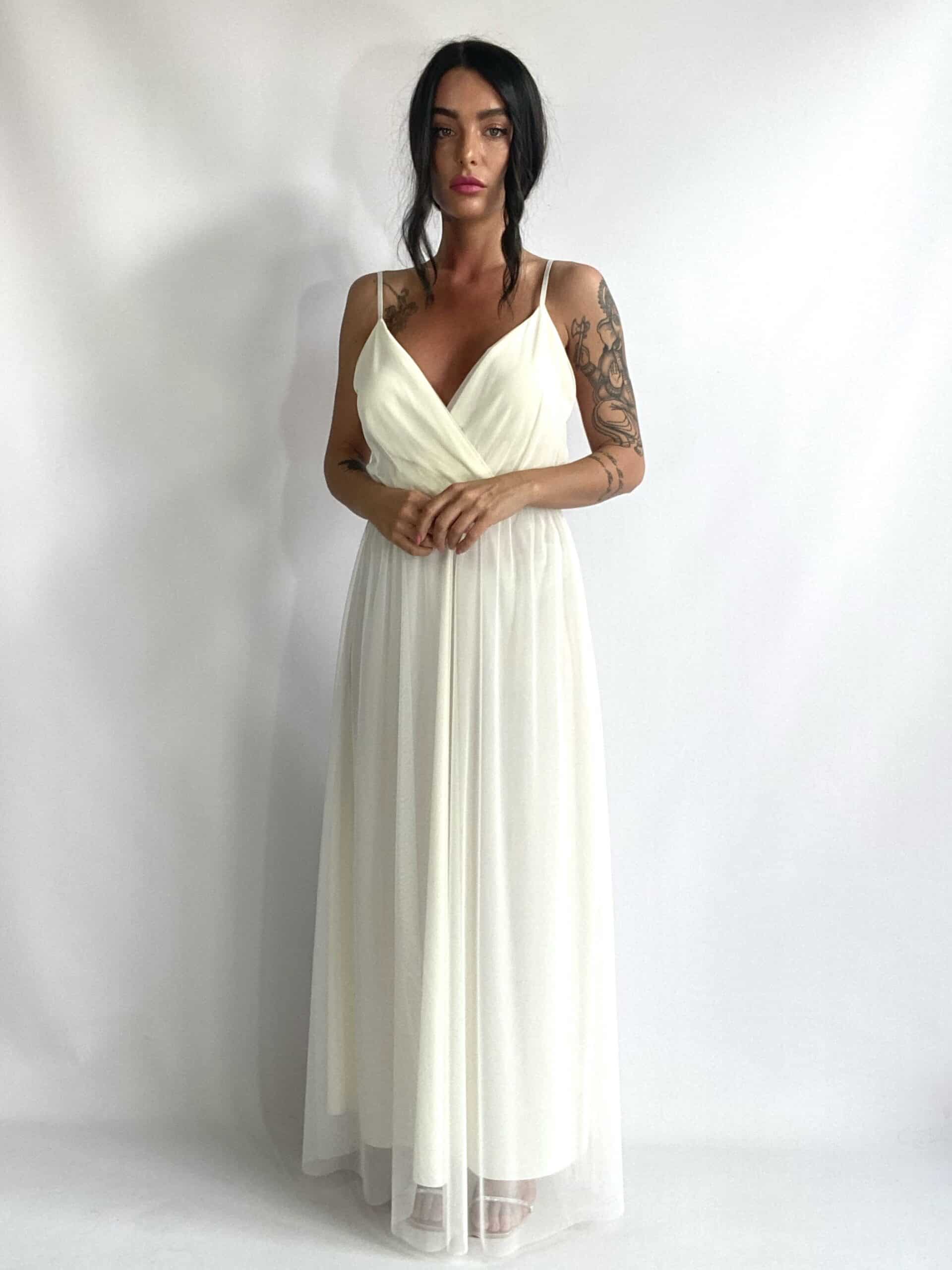 Maxi Dress Demoiselle - Champagne