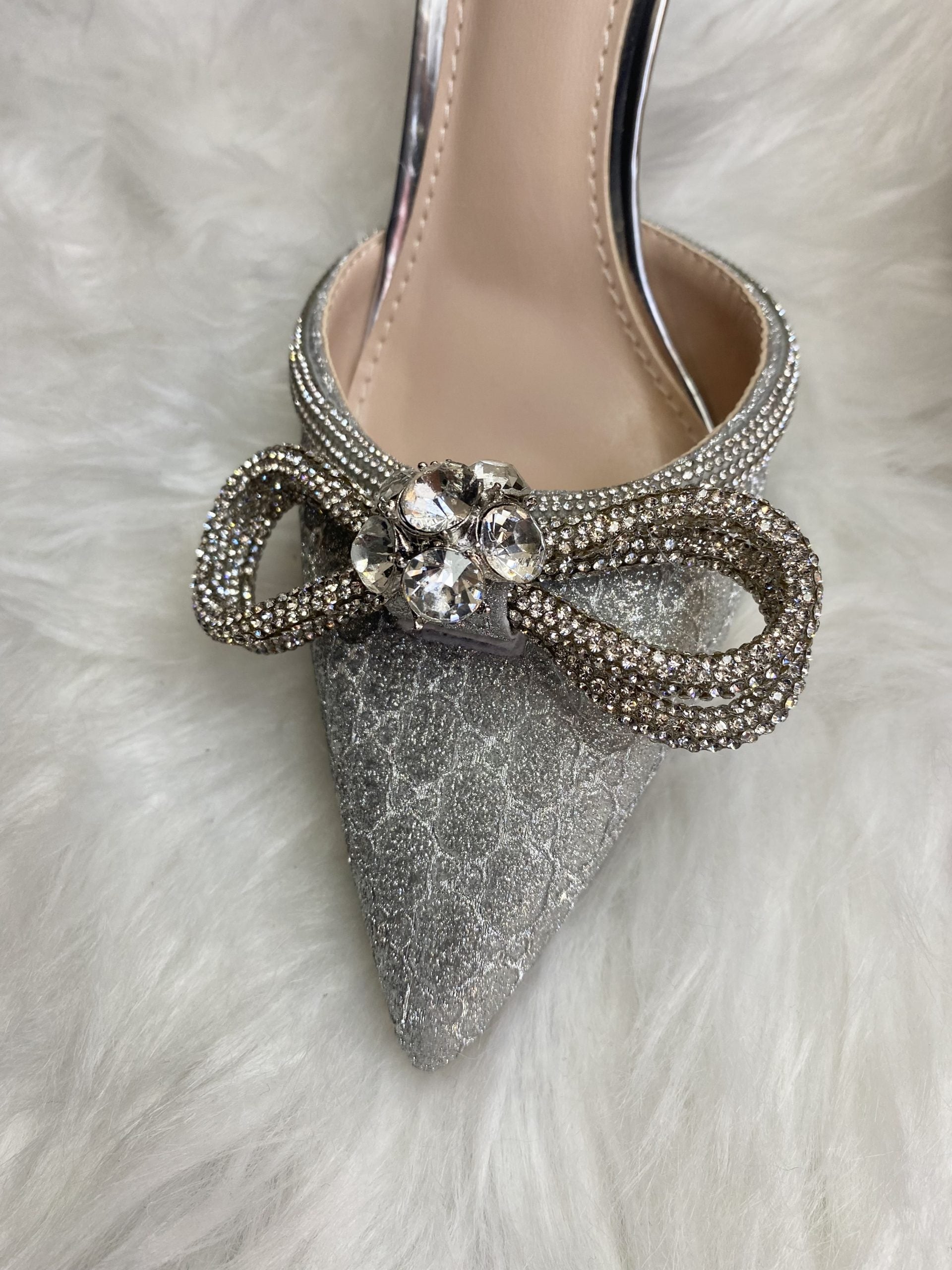 Decollete New Diamond - Glitter Argento