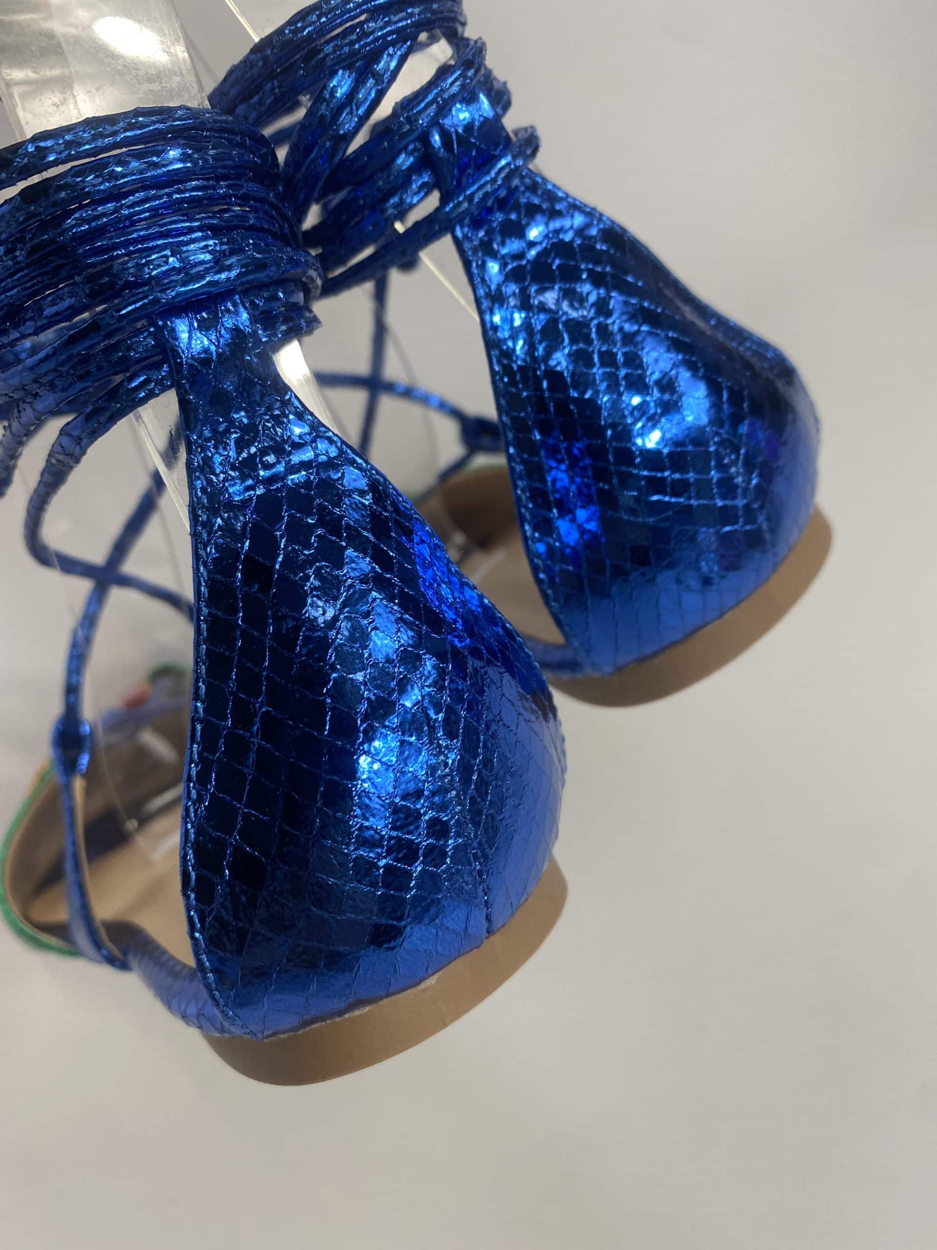Sandali Flat Miley Alla Schiava  - Multicolor / Blu