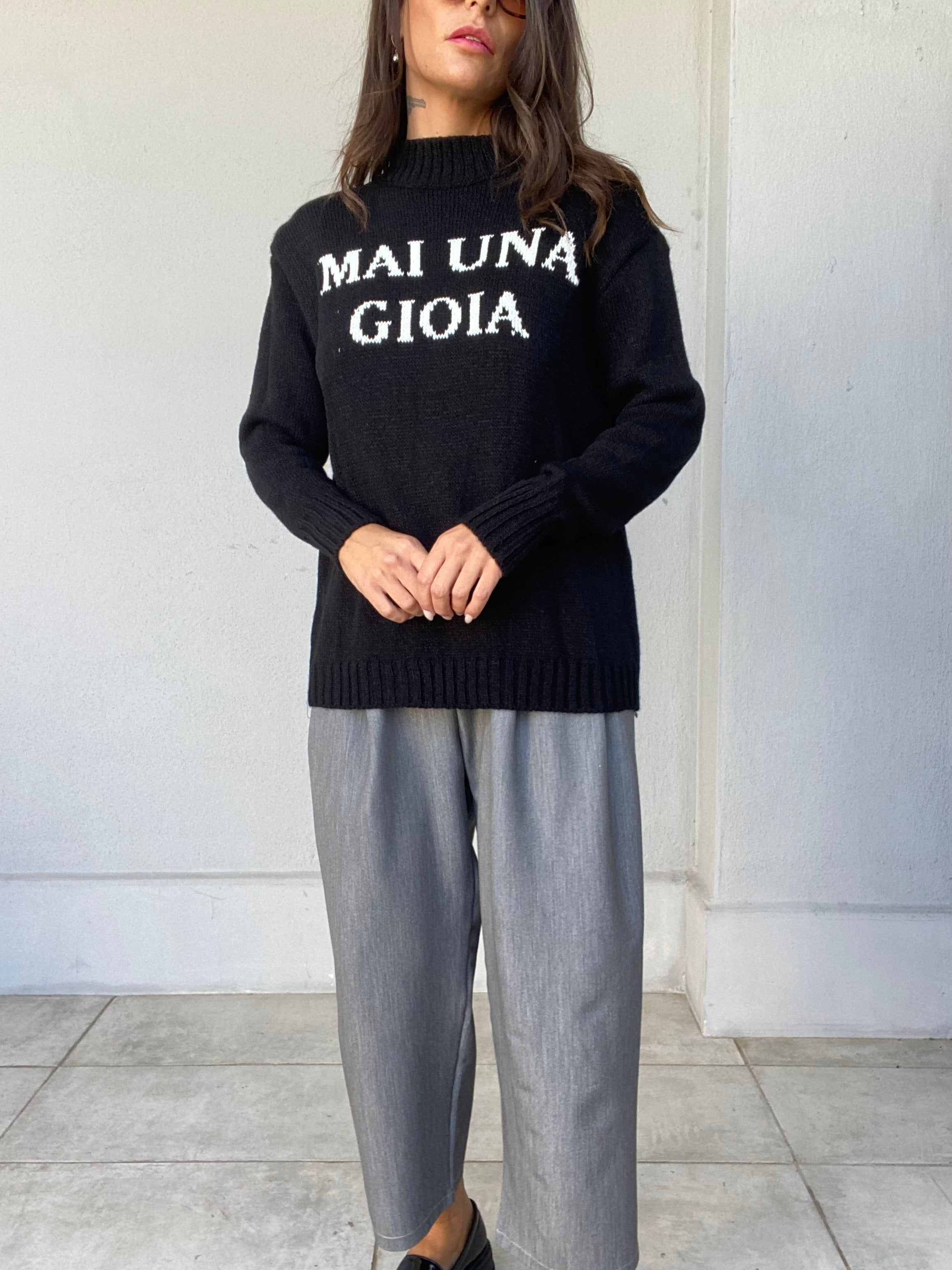 Maglia Mai Una Gioia - Nero