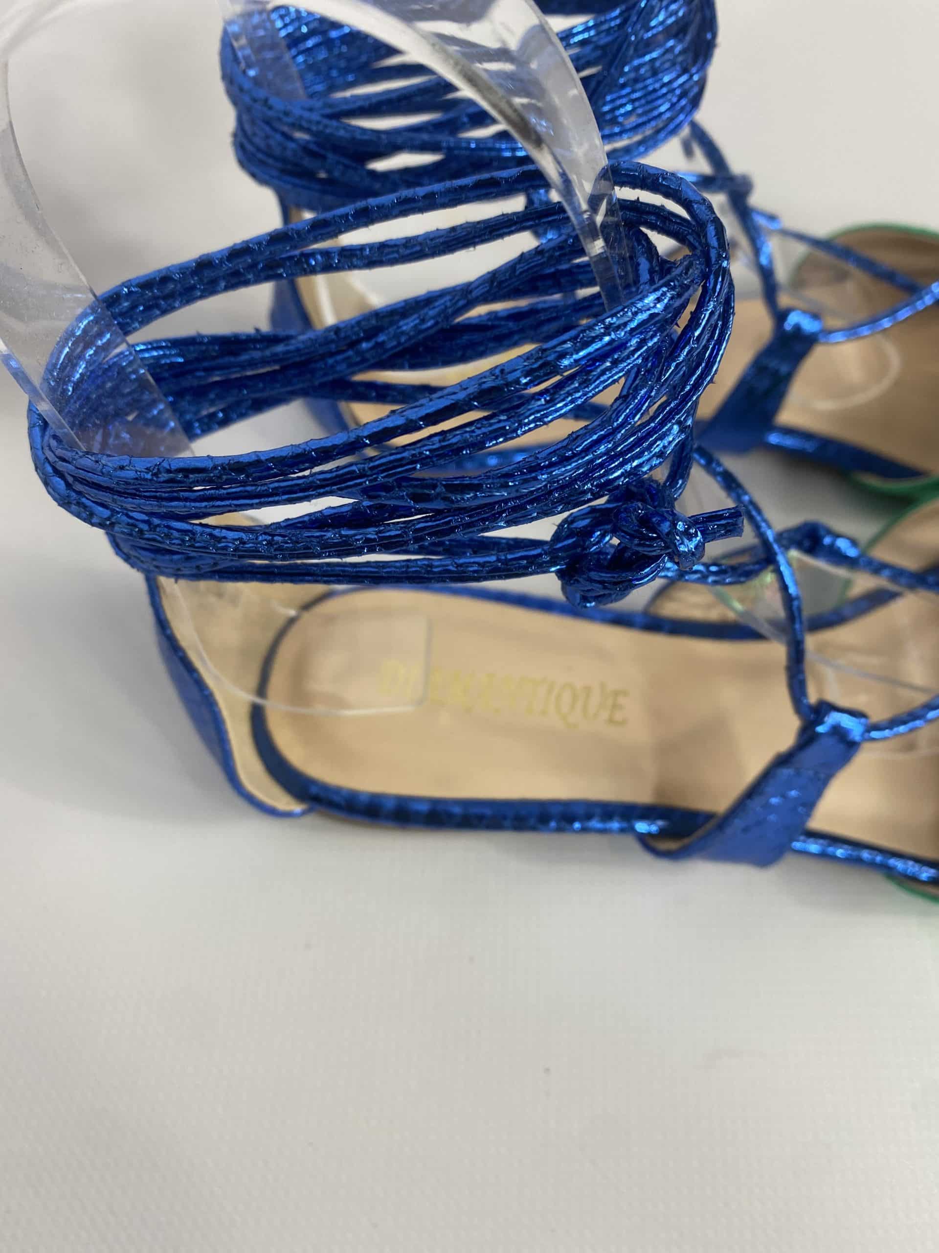 Sandali Flat Miley Alla Schiava  - Multicolor / Blu