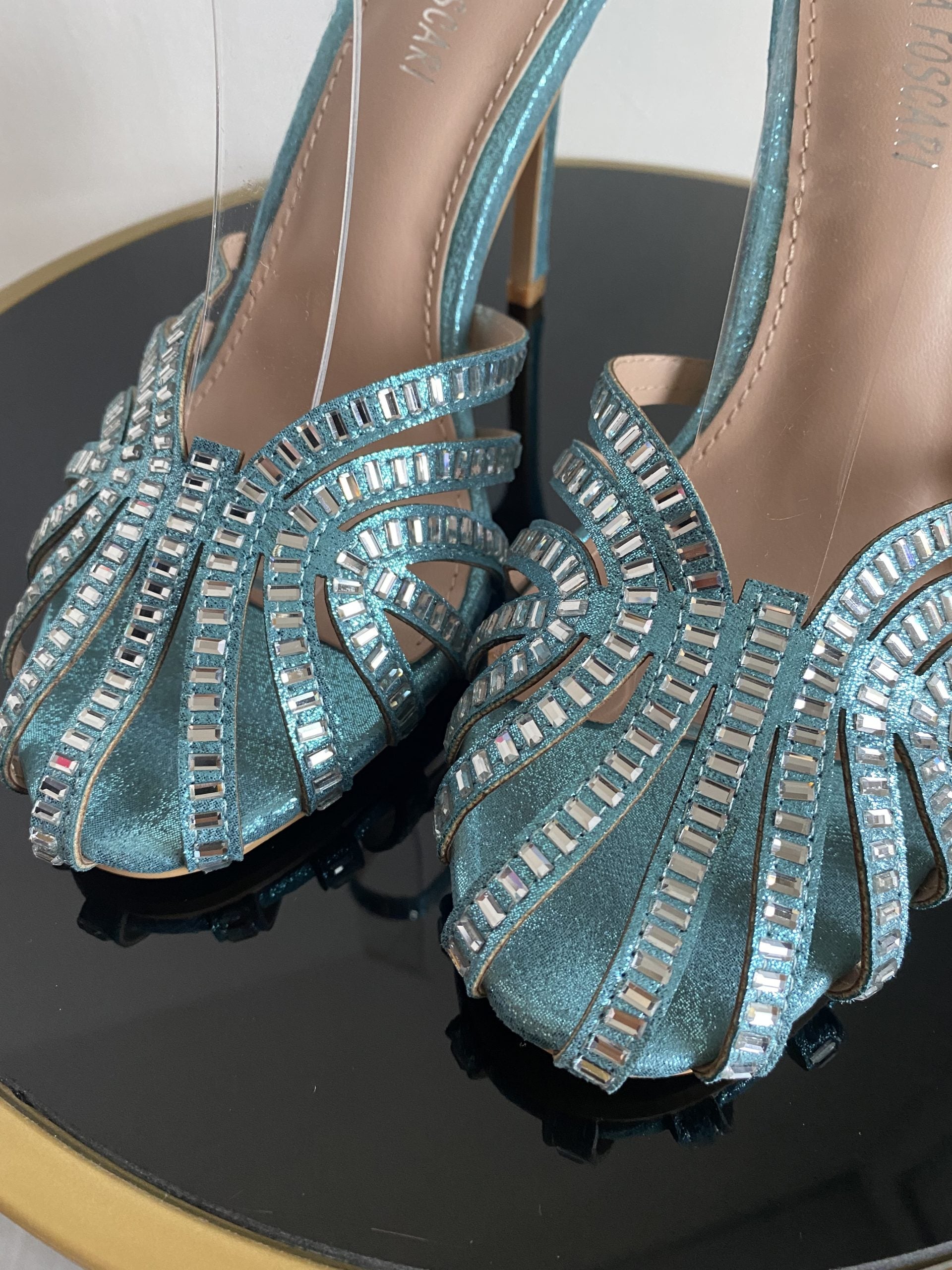 Sandali Tango Lover Sparkle - Azzurro Diamond