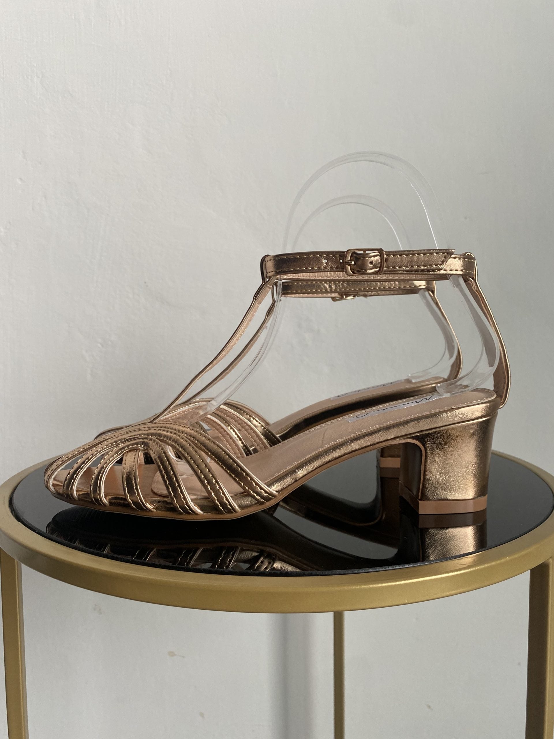 Sandali Tango Lover Low heels - Bronzo