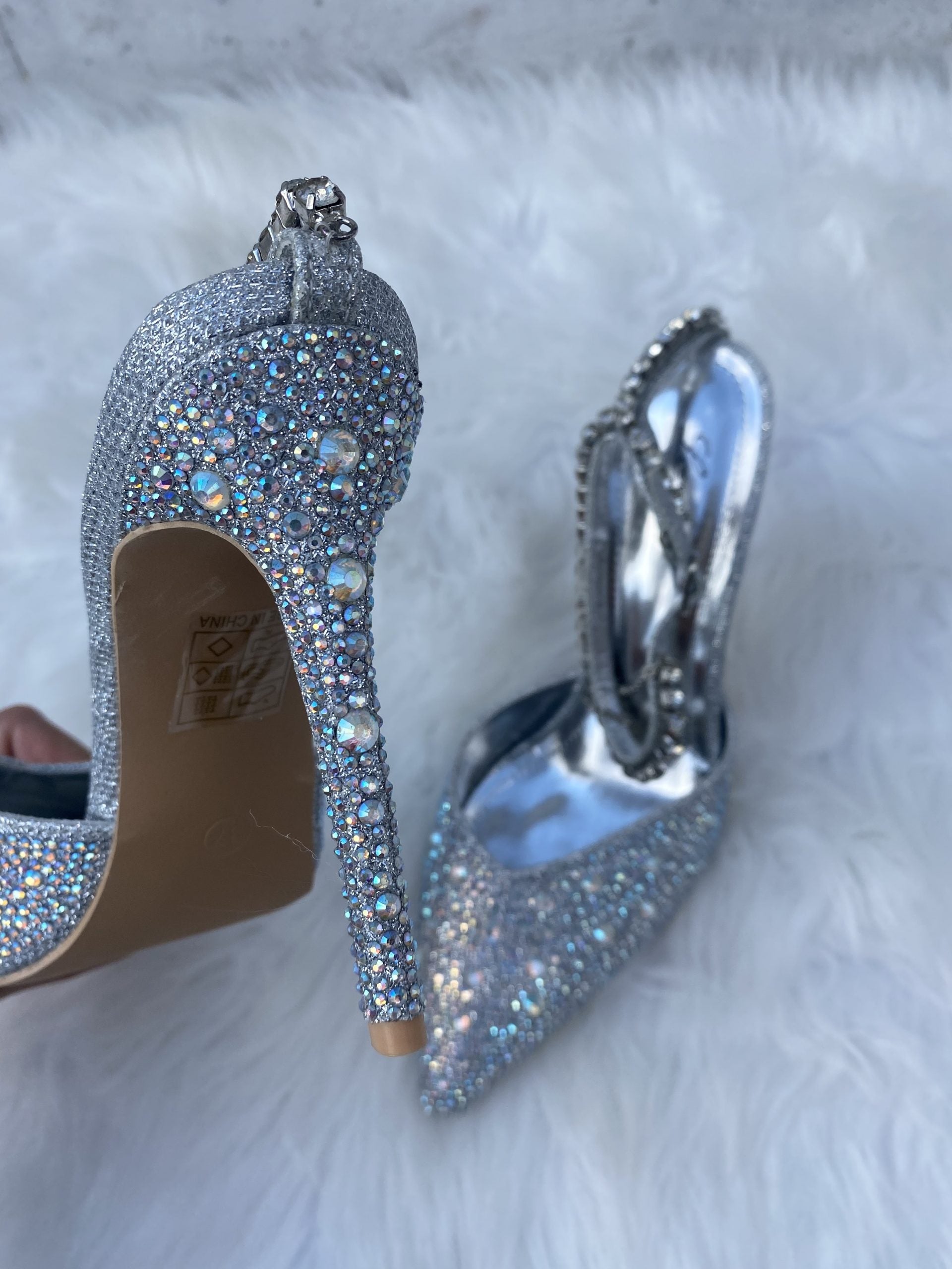 Decollete Seda Sparkle -  Argento Diamond