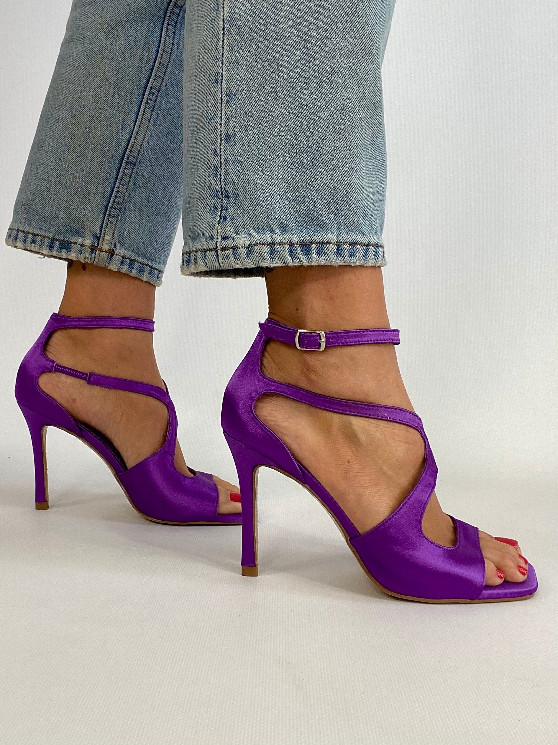 Sandali Sally Satin  - Viola