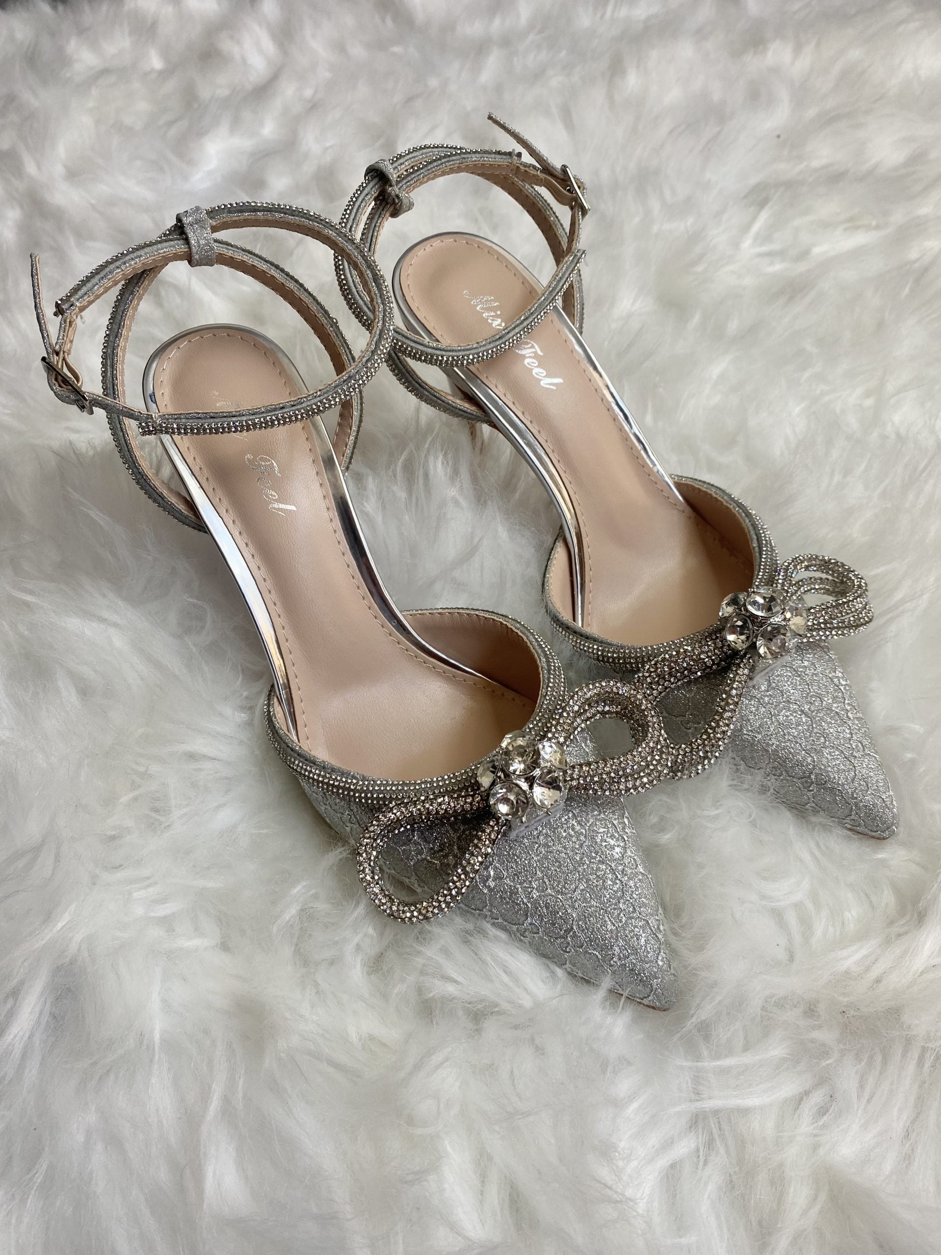 Decollete New Diamond - Glitter Argento