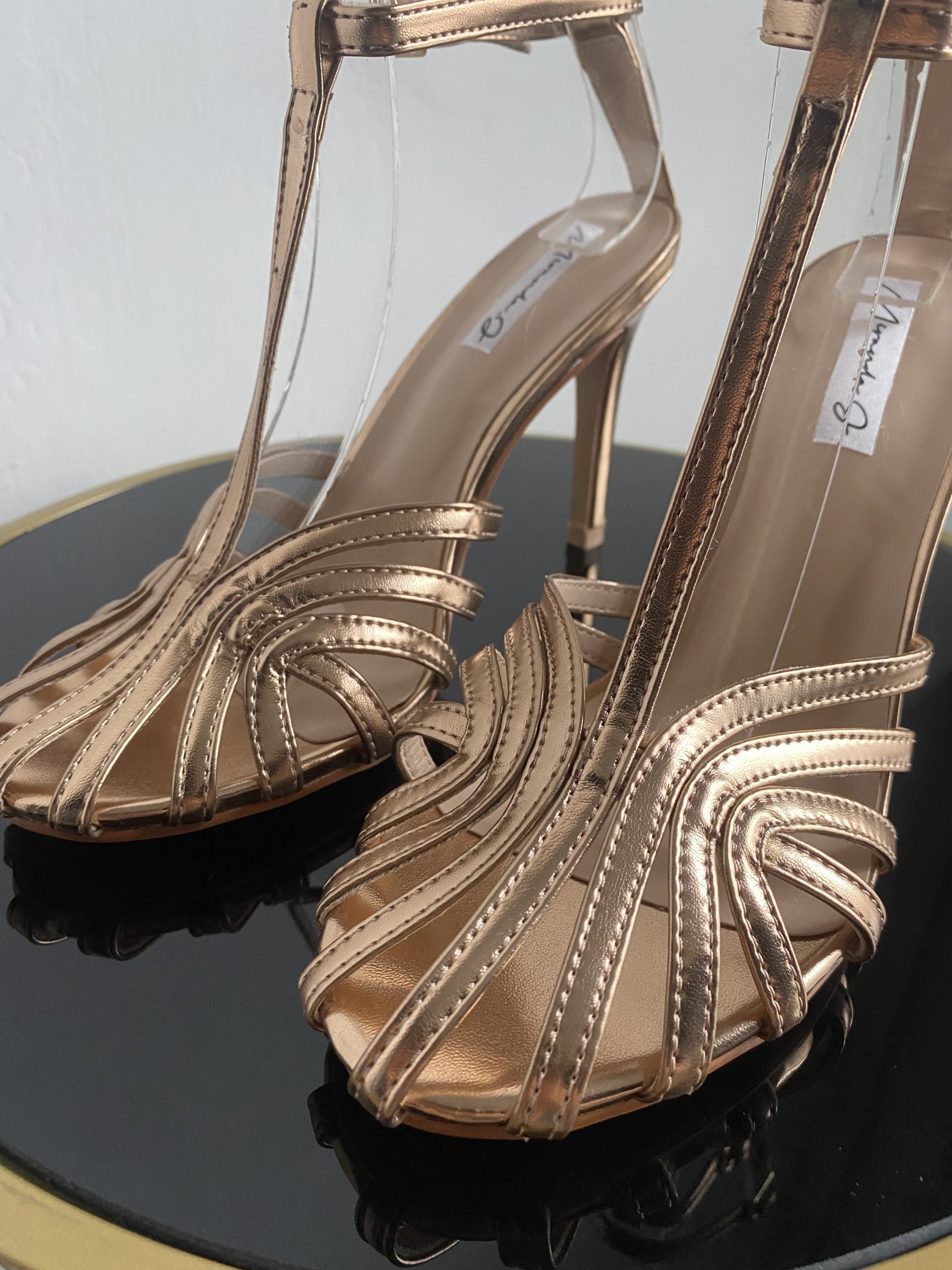 Sandali New Tango T-bar - Bronzo
