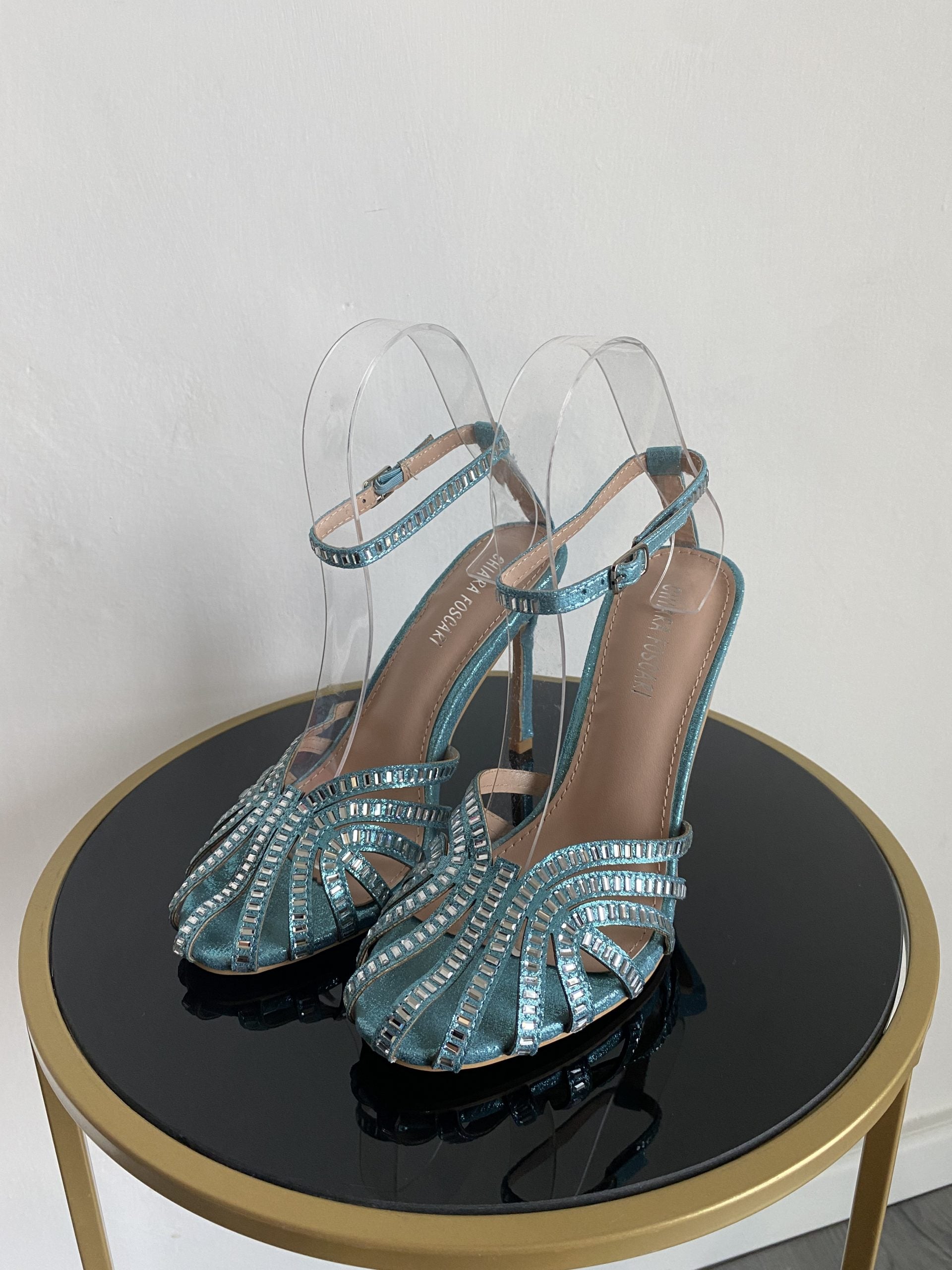 Sandali Tango Lover Sparkle - Azzurro Diamond