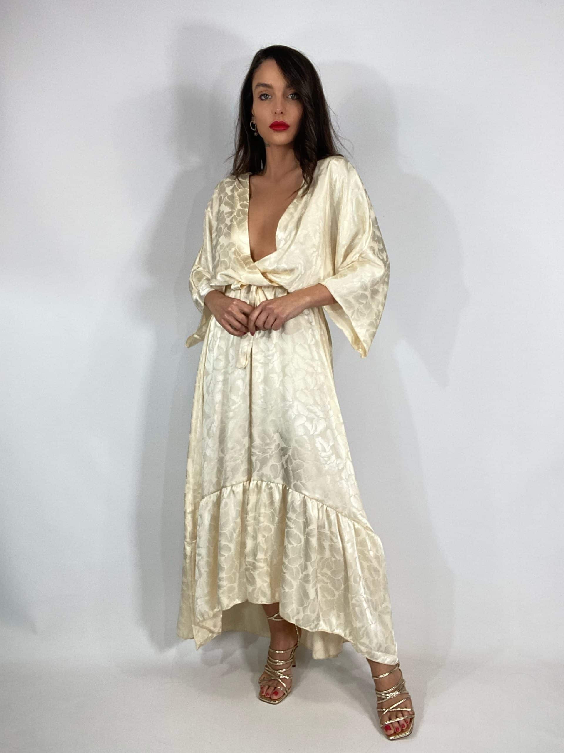 Maxi Dress 80s - Azzurro