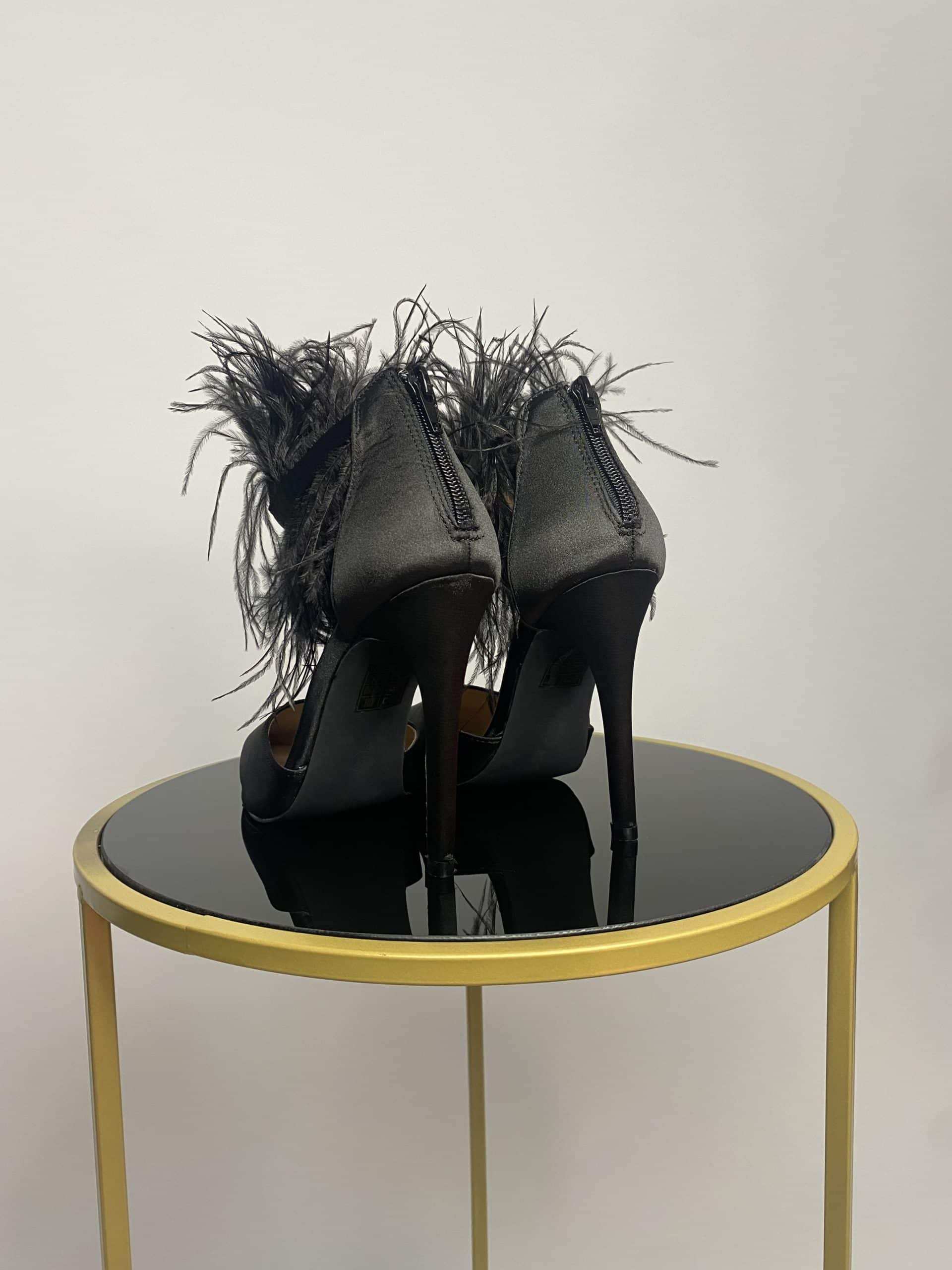 Decollete Plumage - Nero