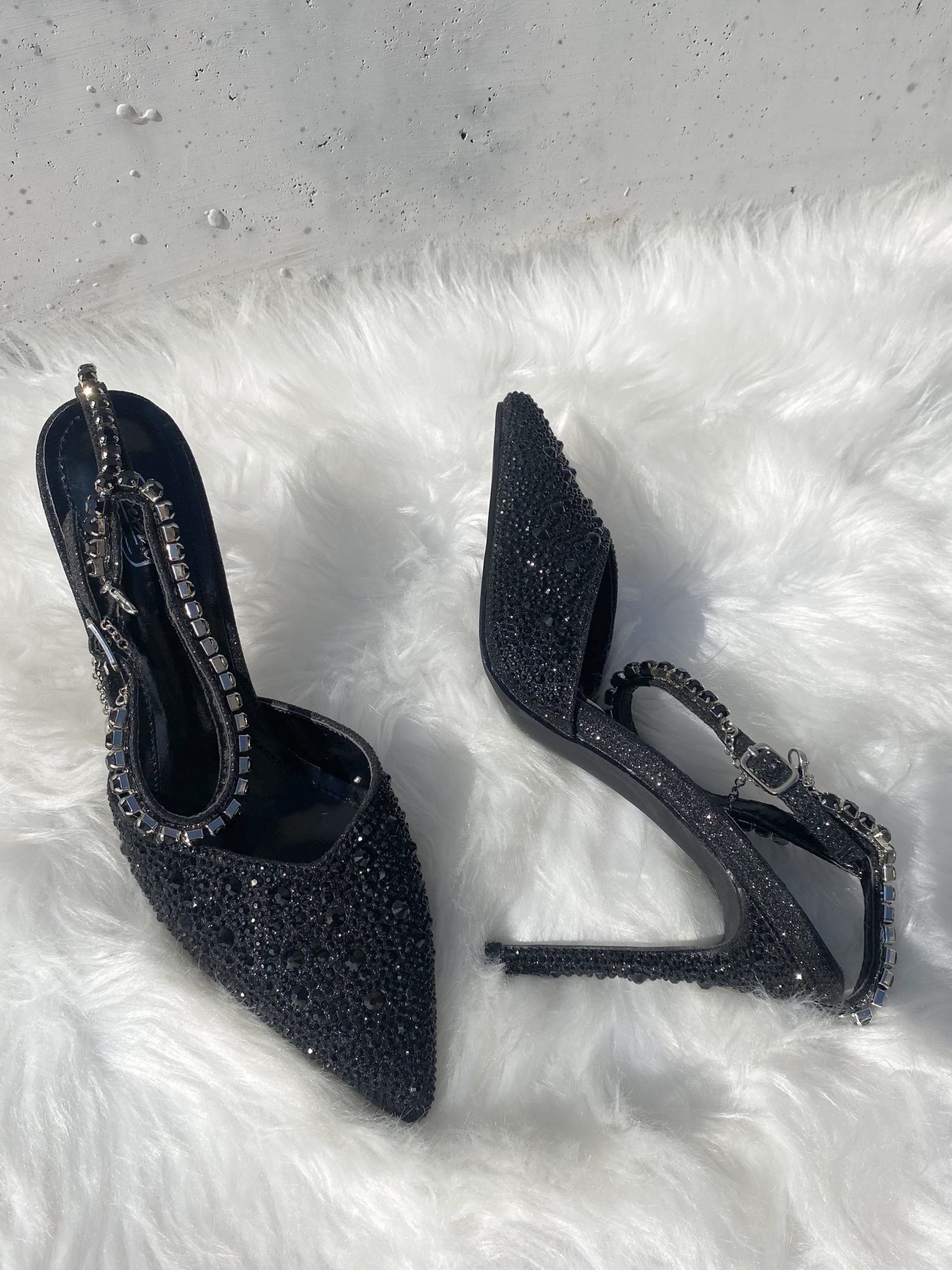Decollete Seda Sparkle -  Nero Diamond