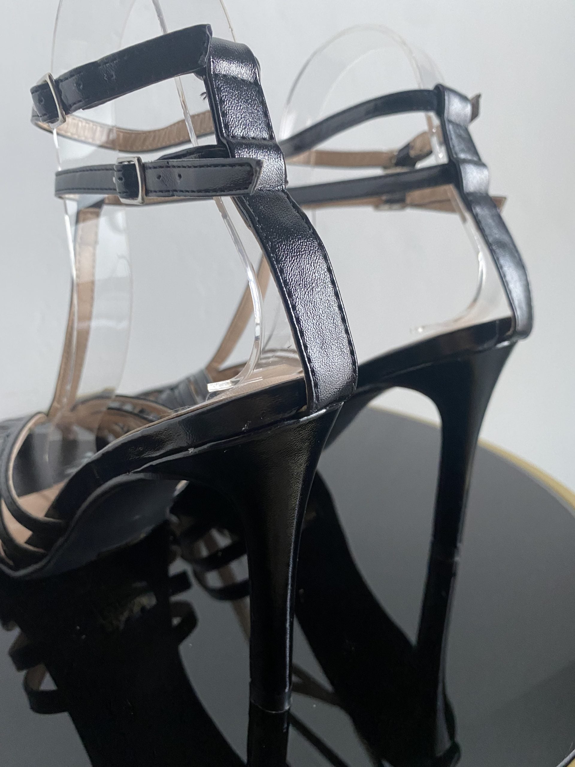 Sandali New Tango T-bar - Nero