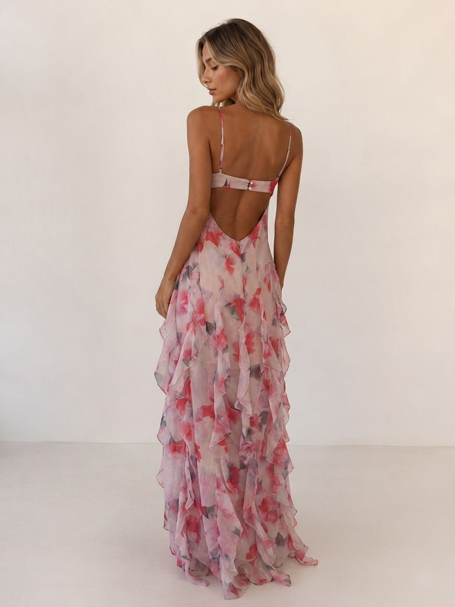 Maxi Dress Iris - Beige