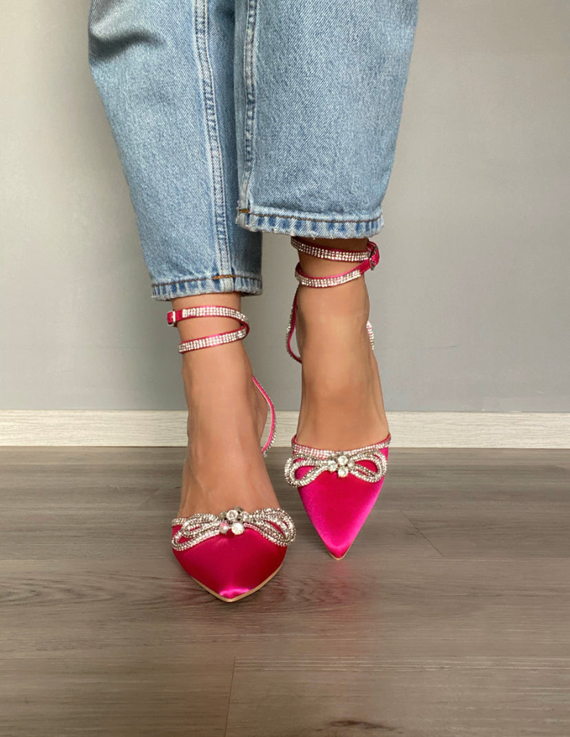 Decollete Diamond - Satin Fucsia