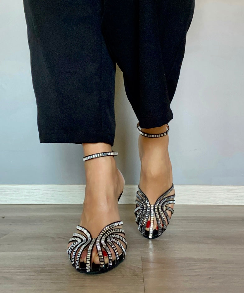 Sandali Tango Lover Shine - Nero