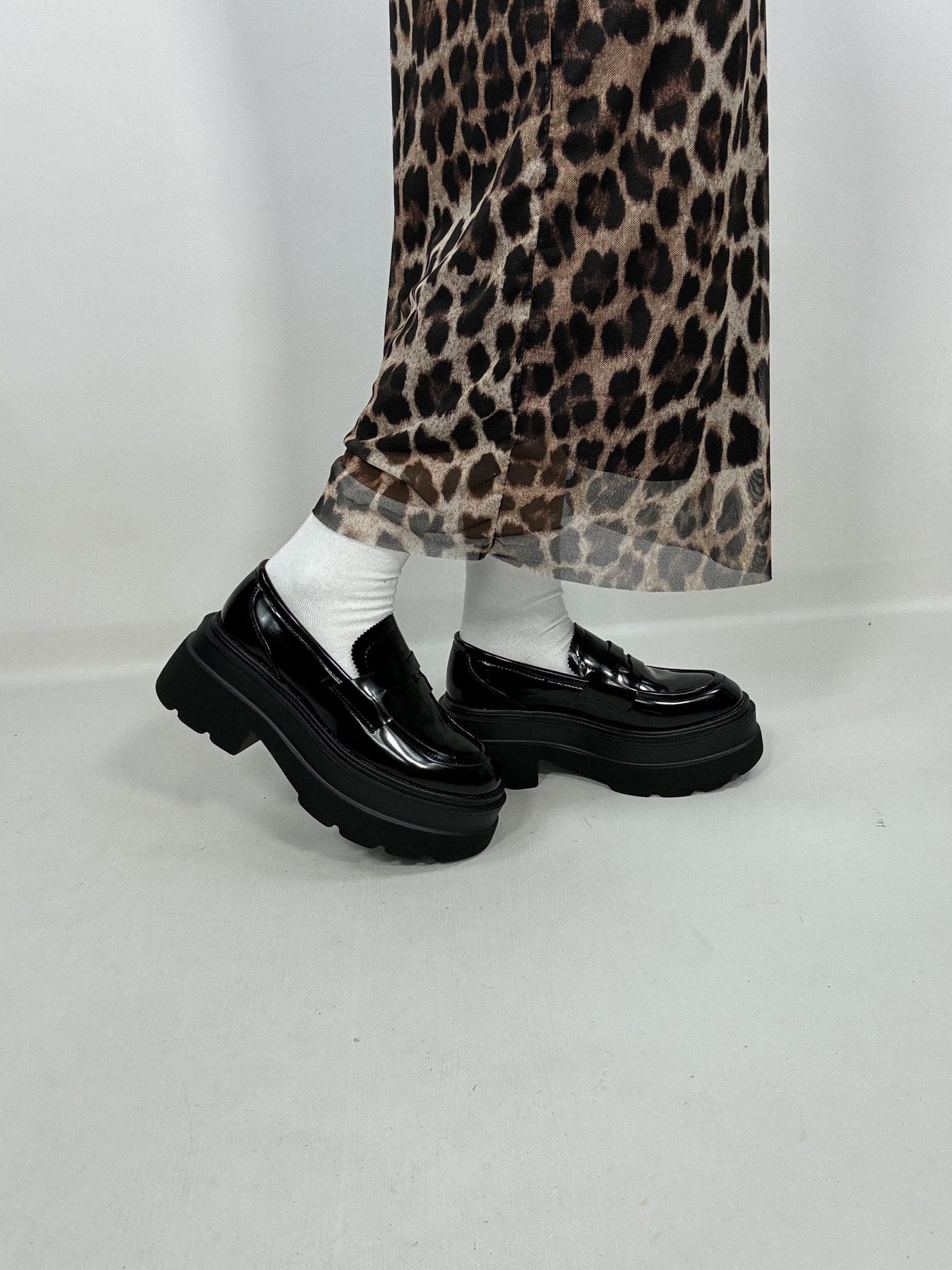Mocassino Super Platform  - Nero