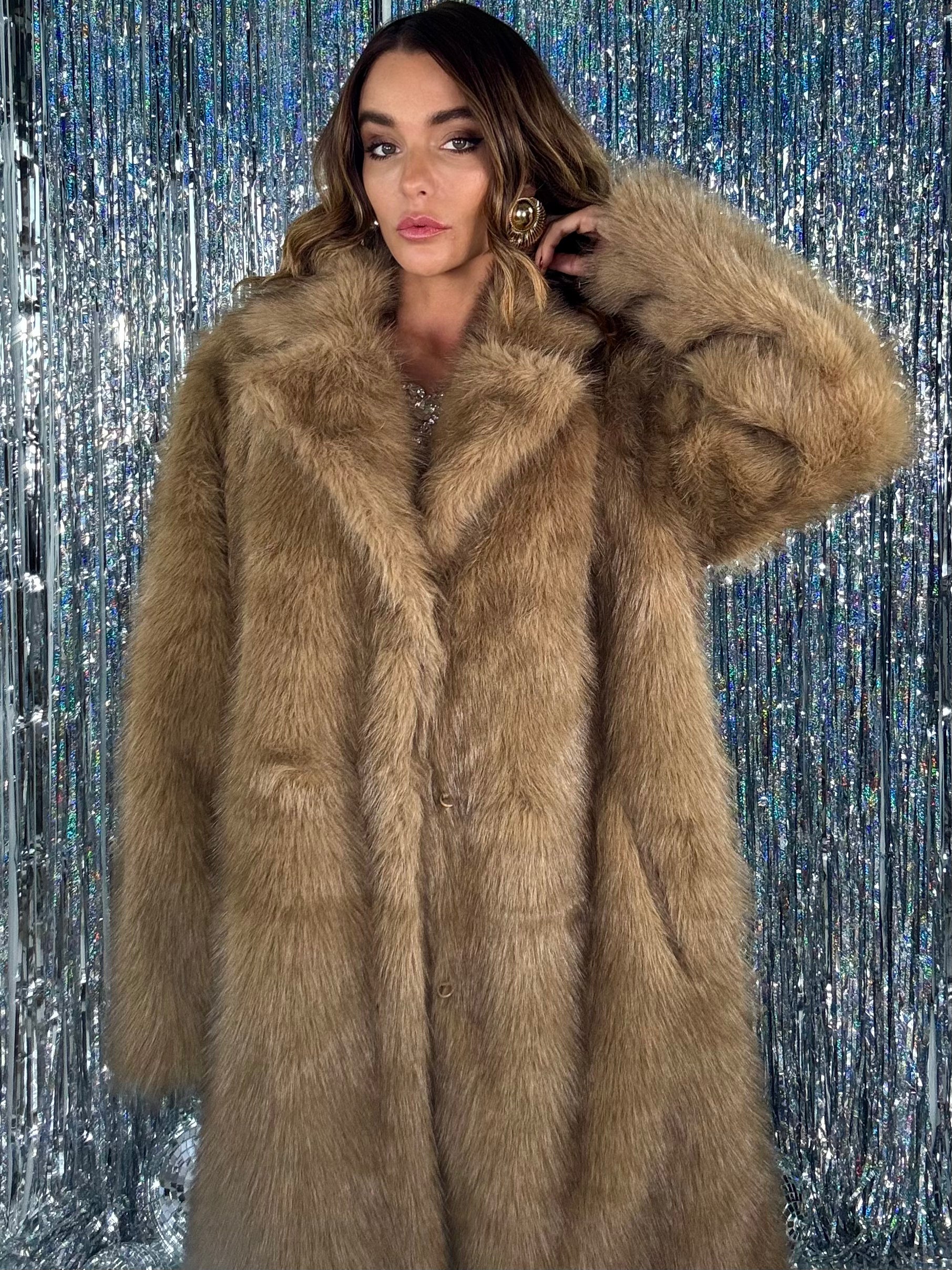 Pelliccia Top Quality Lunga - Nocciola